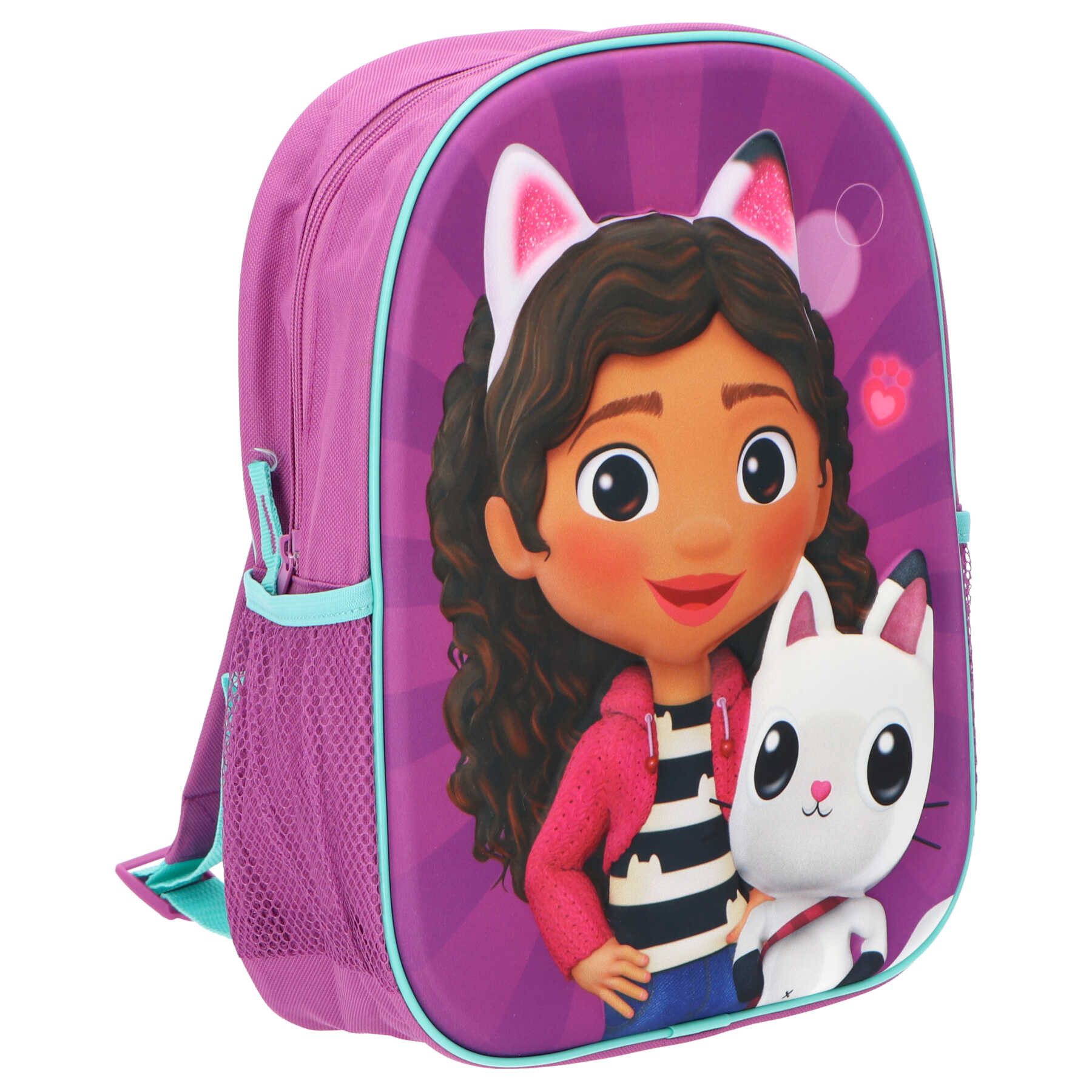 Gabby's Dollhouse Rucksack 3D Schulranzen Kinder Schulrucksack Freizeit Alltag (1-tlg)