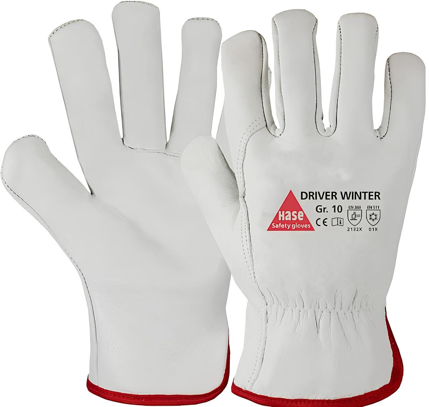 Winter-Arbeitshandschuhe Driver Winter Montagehandschuhe Leder