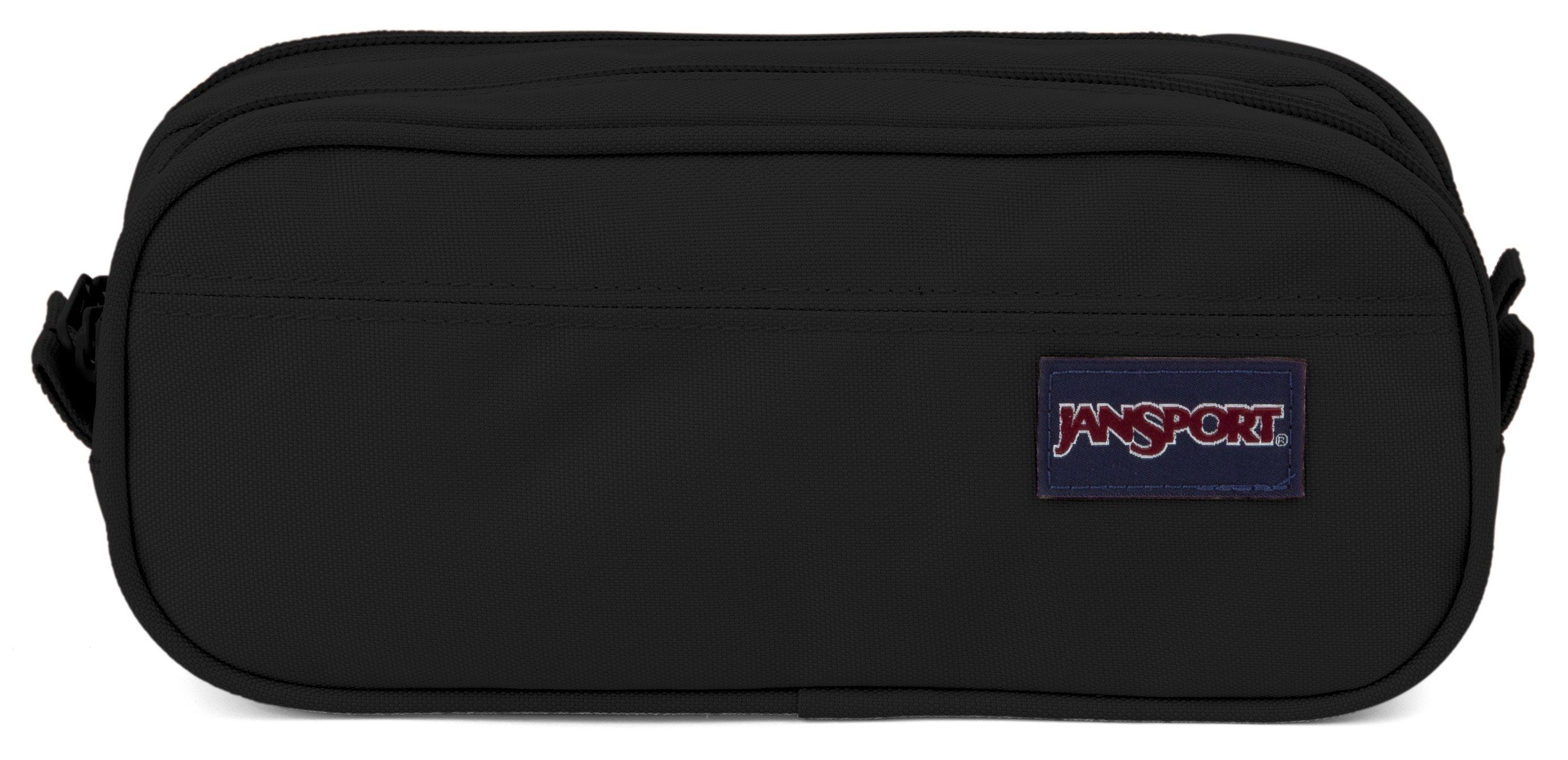 Accesssory schwarz Large Jansport Pouch, Schreibgeräteetui Hauptfächern zwei mit