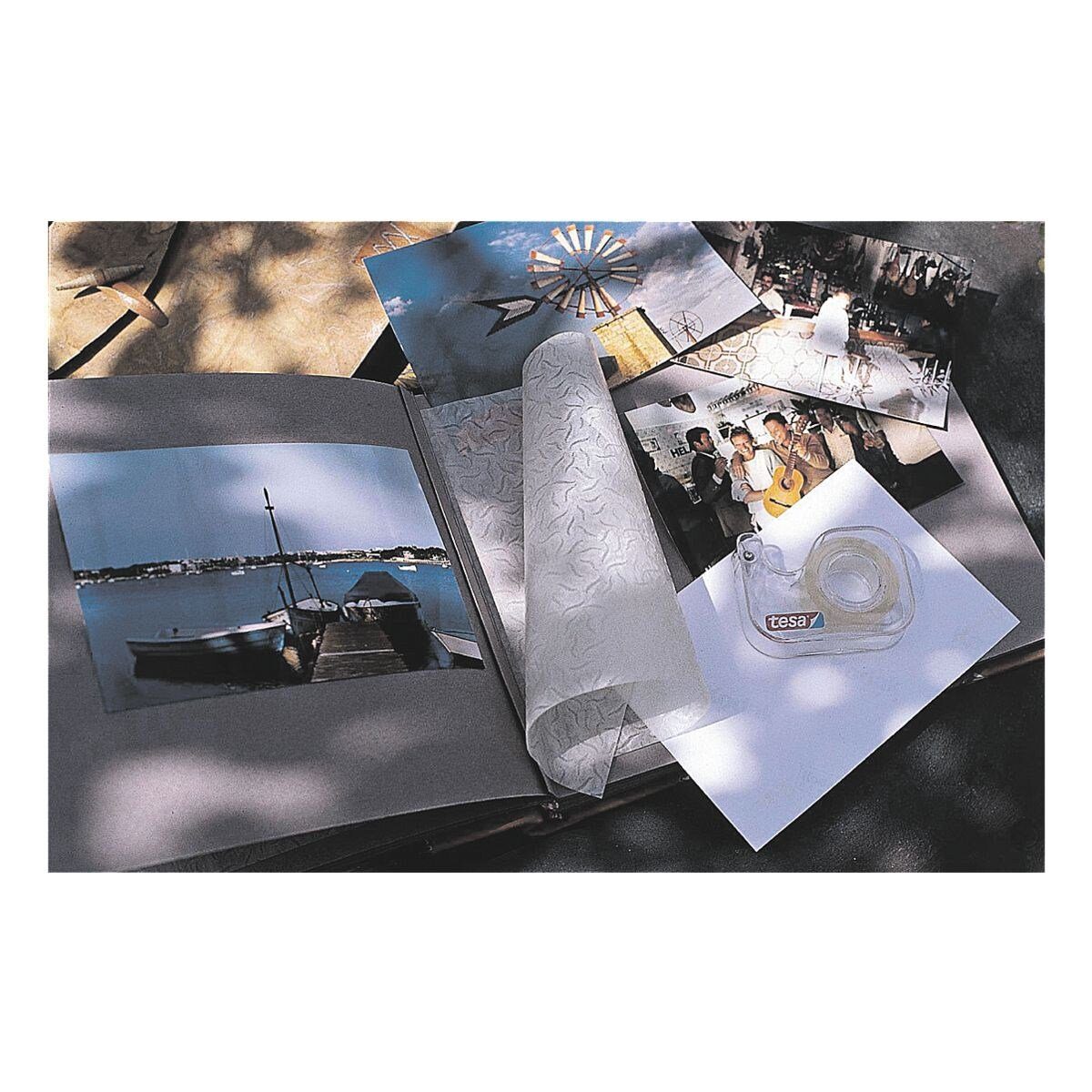 tesa Klebeband Photo 12 mm/7,5 m, transparent, beidseitig klebend, inkl. Abroller
