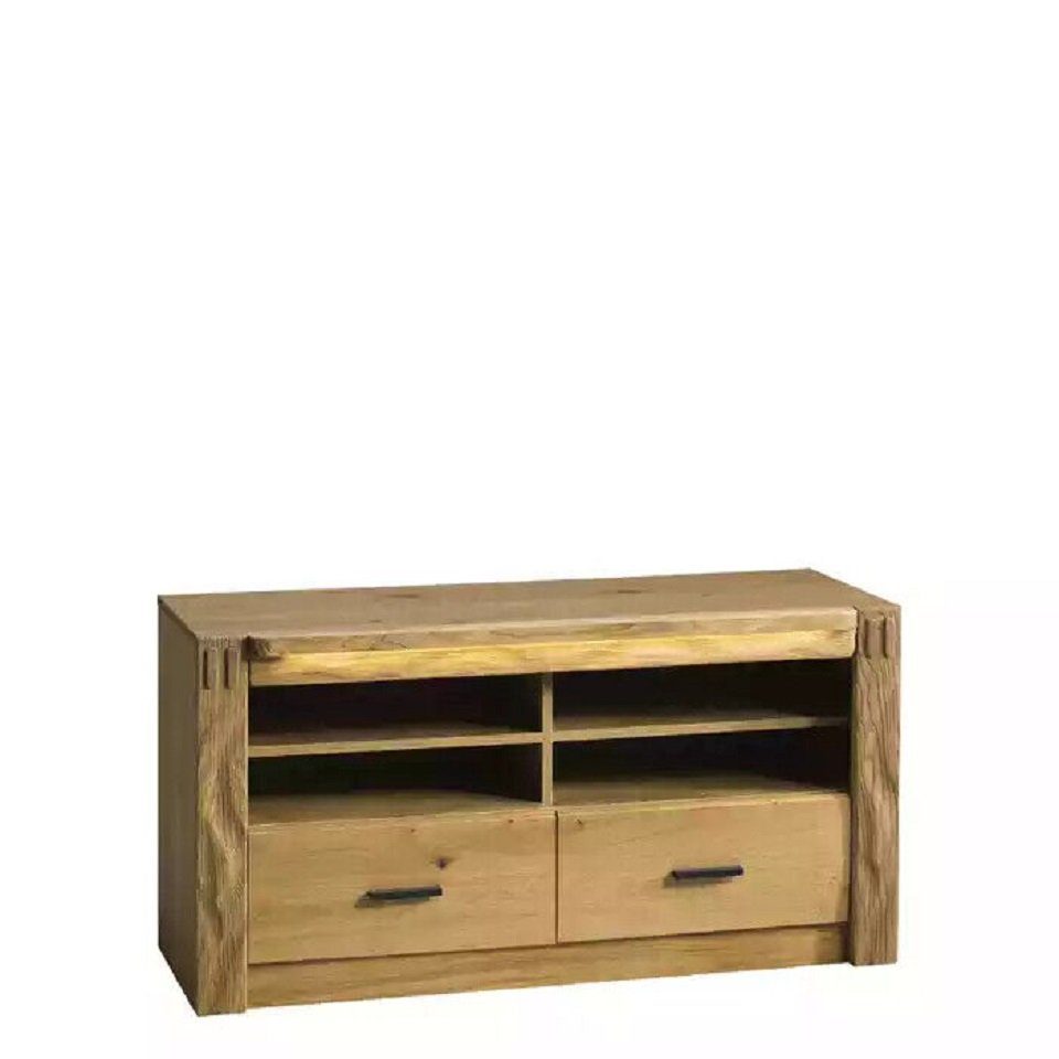 JVmoebel TV-Schrank Braun TV Schrank Luxus Fernseher Ständer Kommode Wohnwand Holz (1-St., TV-Schrank) Made in Europe