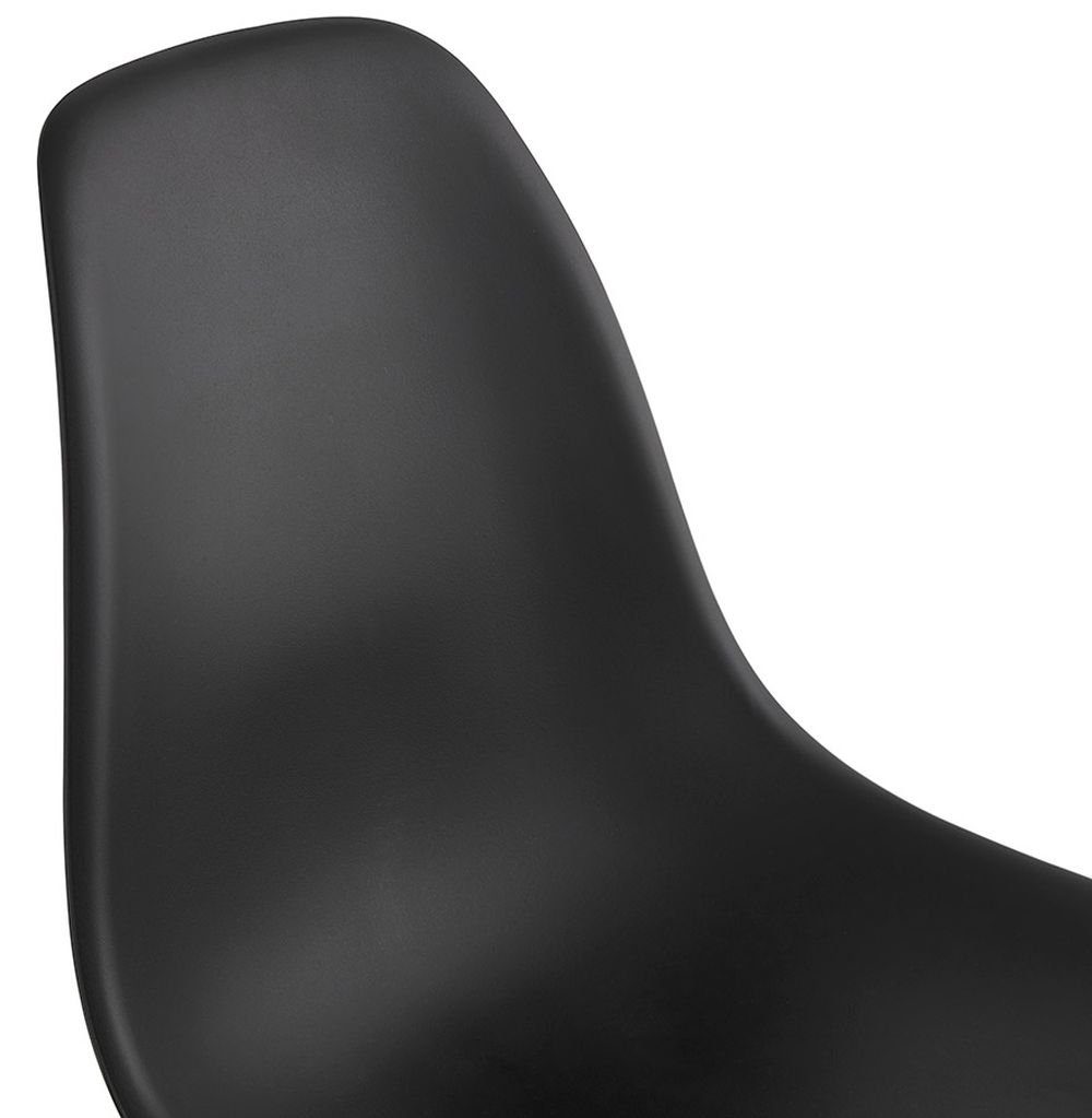 KADIMA DESIGN Esszimmerstuhl VIKTORIA (black) Stuhl Schwarz x Polym 46 Plastic