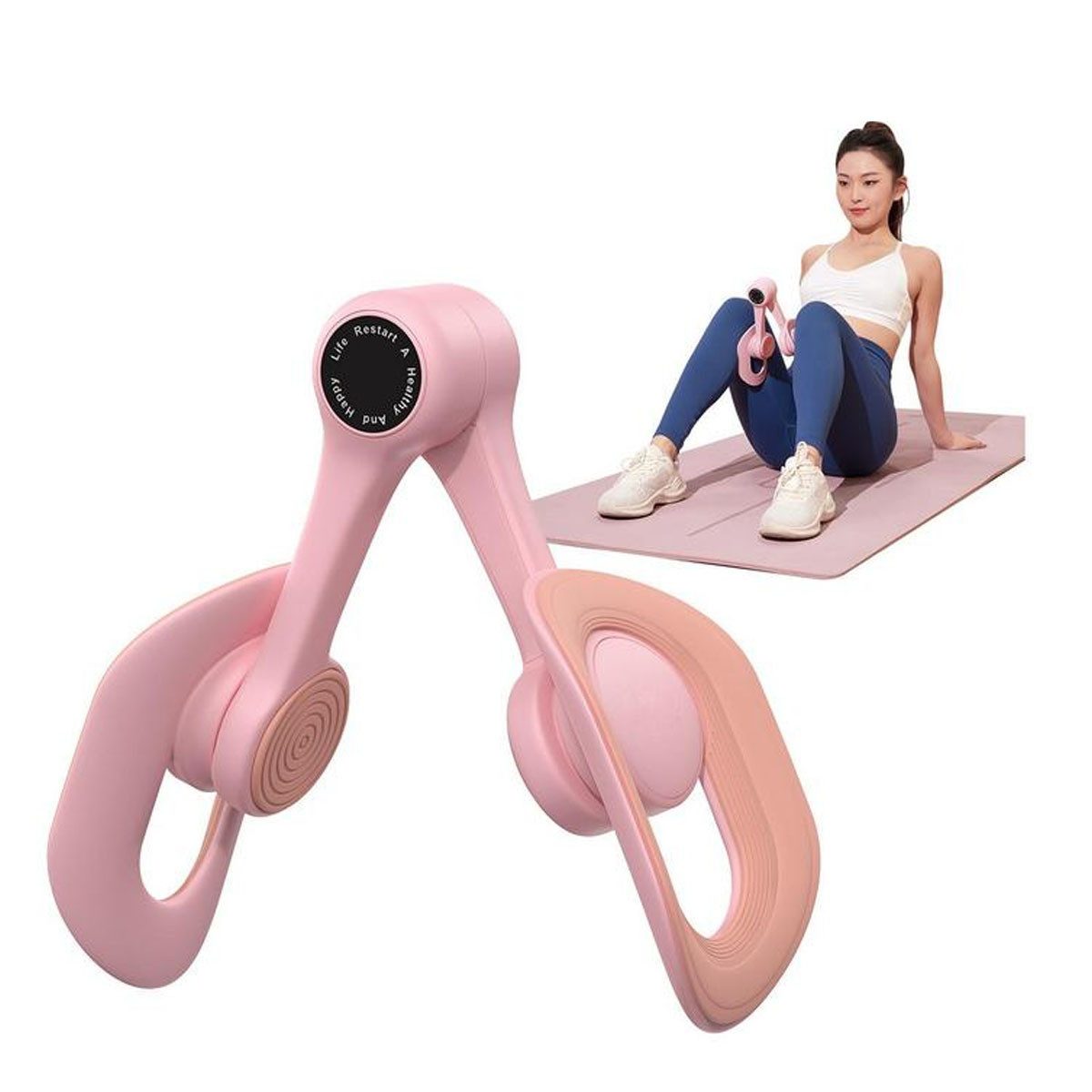 Heimtrainer Thigh Trainer Home Fitness Equipment for Inner Thigh, Standard, Strap