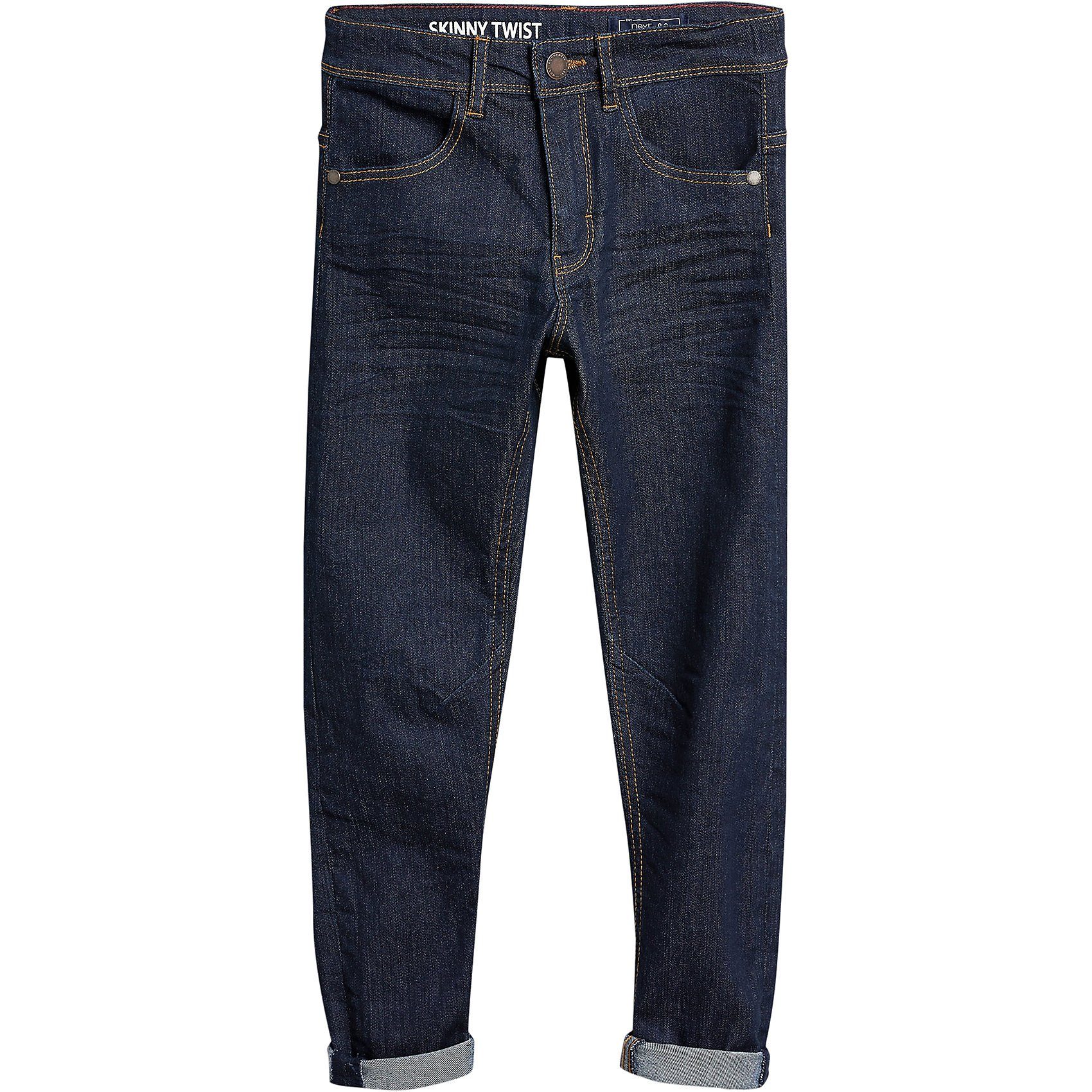 Next Jeans Skinny Fit für Jungen, kontrastfarbene Nähte online kaufen