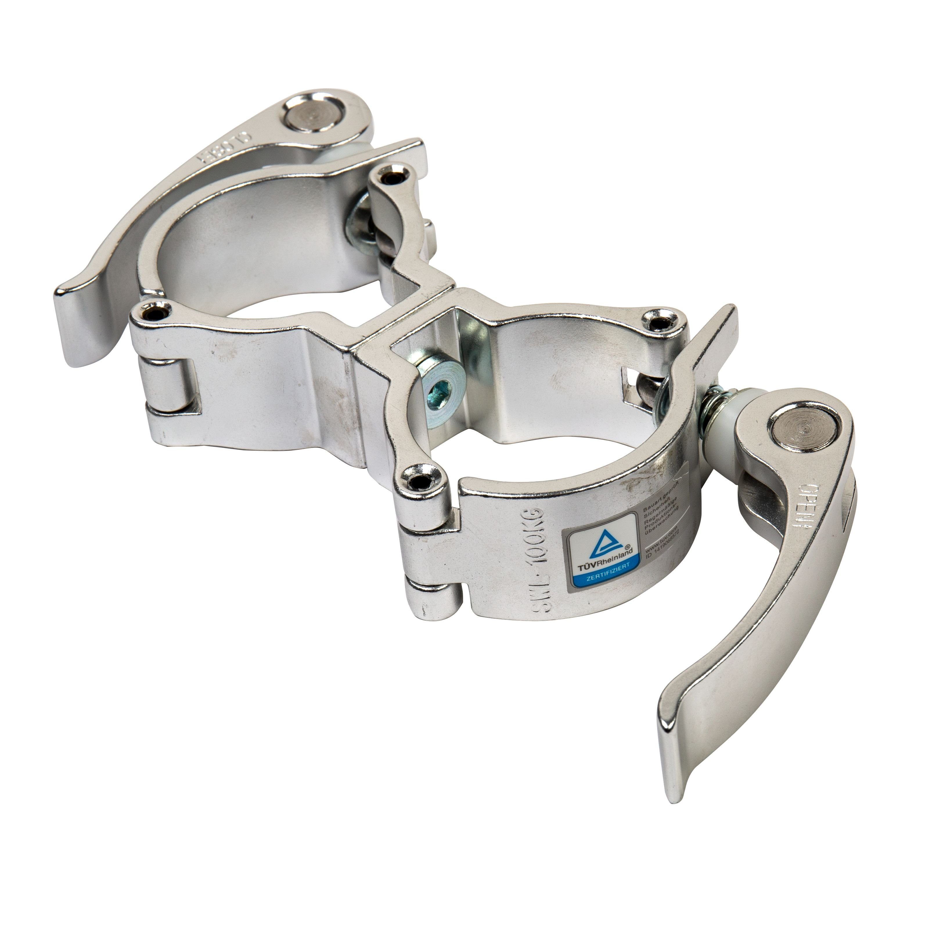 lightmaXX Gerüst, (ST-502E Swivel Coupler 48-51mm Doppelcoupler für Фермы Belastbarkeit 100Kg, Zubehör für Licht und Bühne, Half Coupler), Swivel Coupler, Doppelcoupler, Фермы Coupler