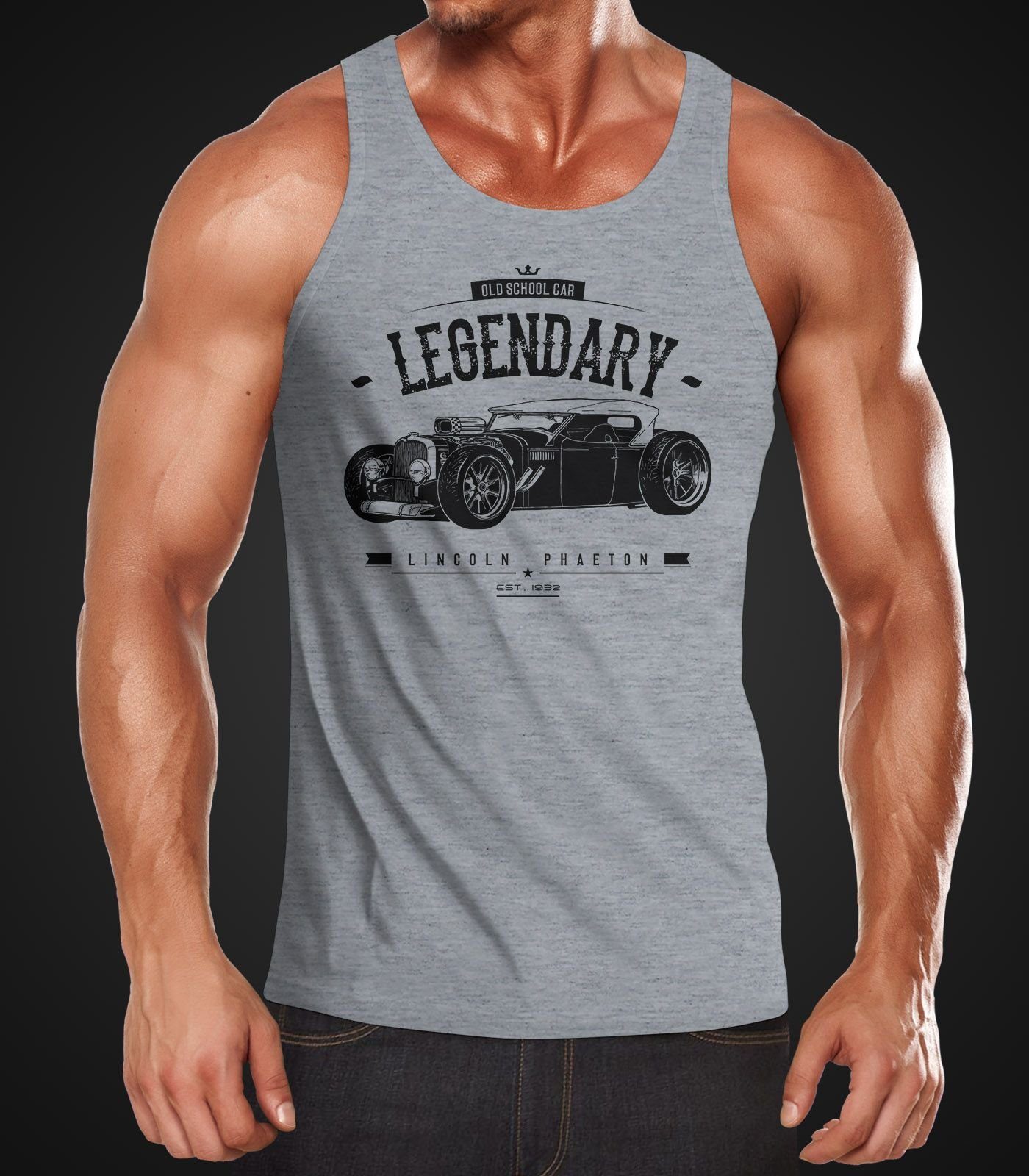 MoonWorks Tanktop Herren Tanktop Hot Rod günstig online kaufen