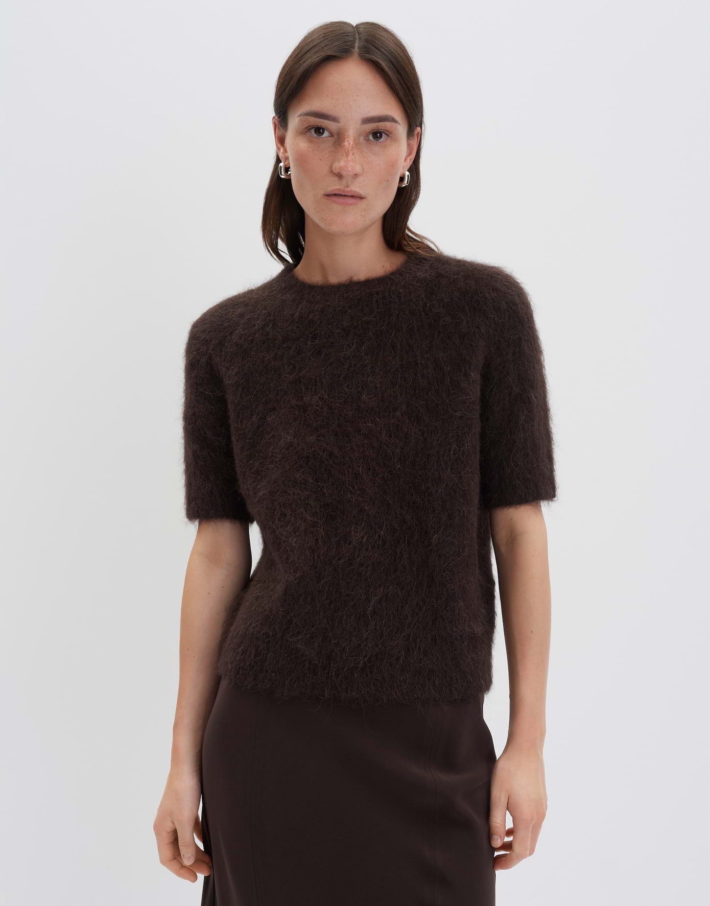 someday Kurzarmpullover TUOMI Regular Kurzarmpullover aus Alpakamix normale günstig online kaufen