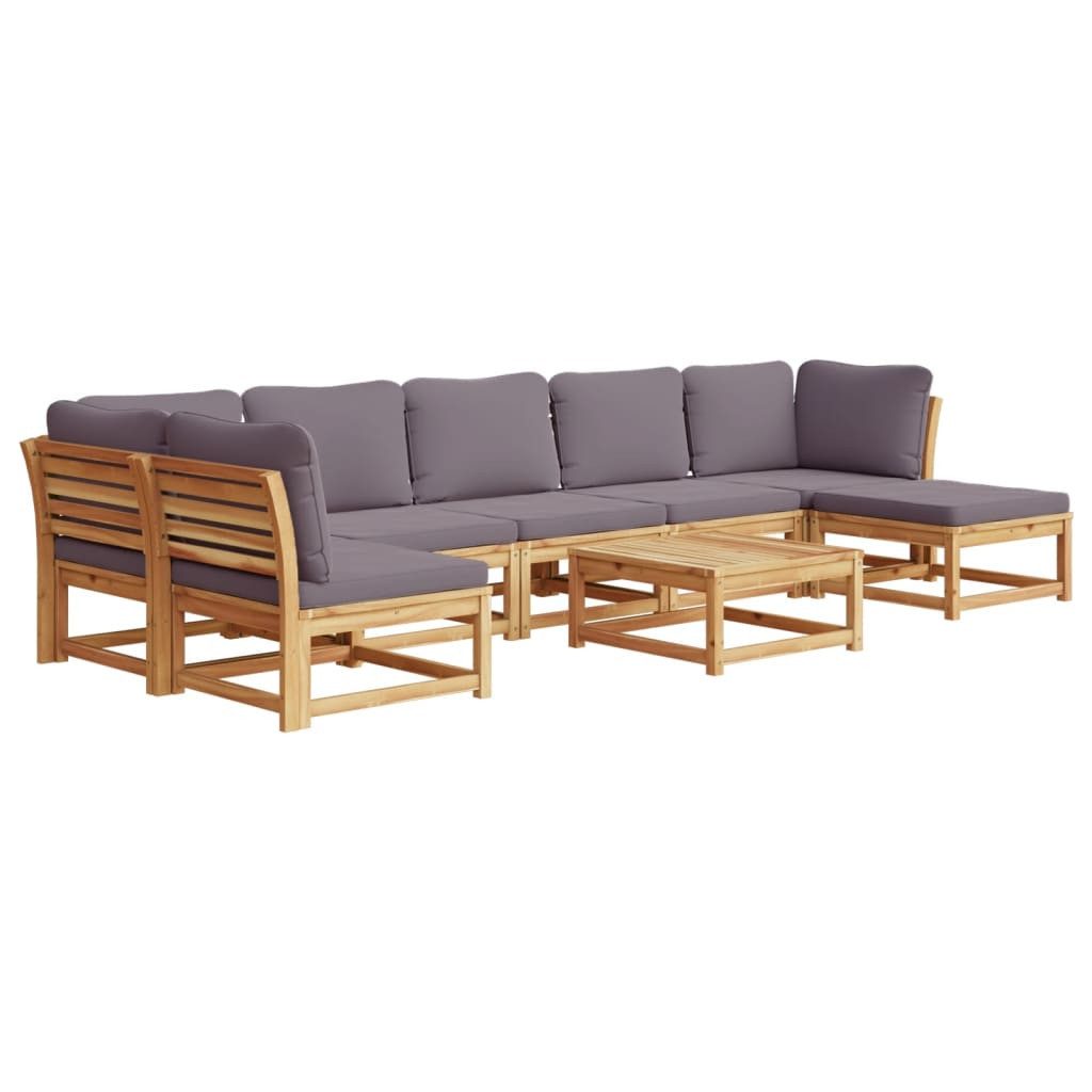 vidaXL Sofaelement 8-tlg. Garten-Lounge-Set mit Kissen günstig online kaufen