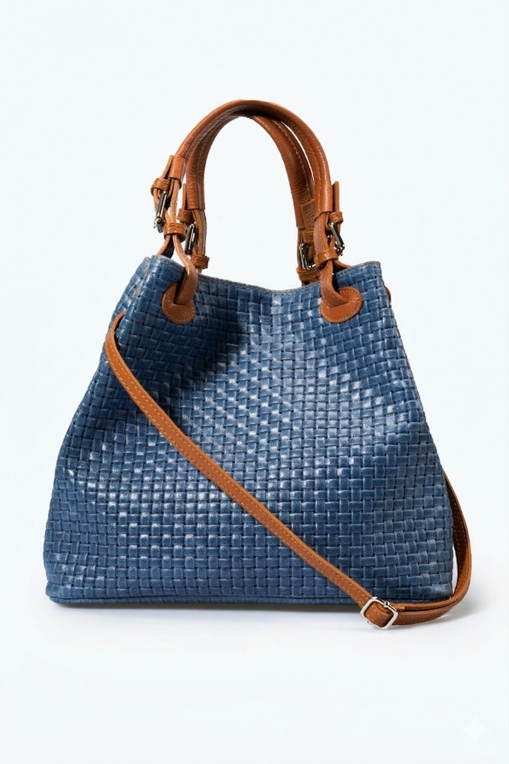 GALINI Handtasche Emma Damentasche Echtleder, Henkeltasche, Umhängetasche, geprägtes Wilderleder, echtes Leder