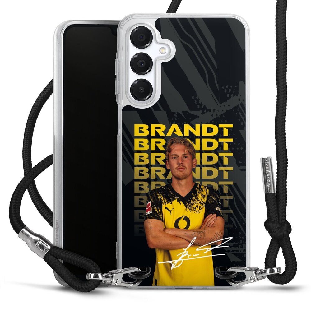 DeinDesign Handyhülle Borussia Dortmund Julian Brandt BVB Julian Brandt 25/26, Samsung Galaxy A16 5G Handykette Hülle mit Band Case zum Umhängen