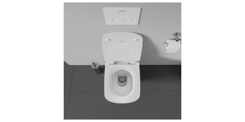 Duravit Bidet Wand-WC DURASTYLE RIMLESS tief, 370x540mm weiß weiß