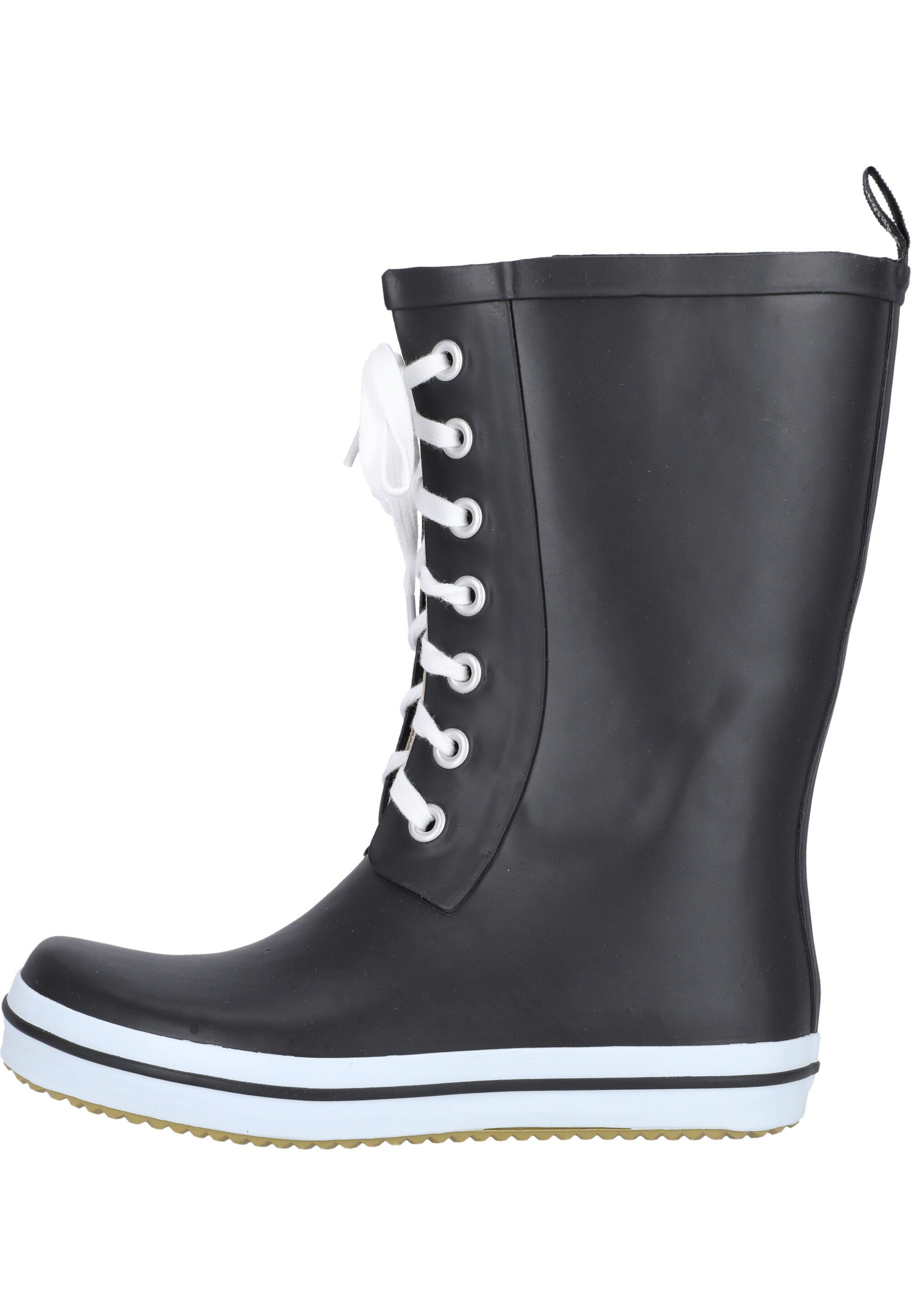 WEATHER REPORT mit wasserdichtem Gummistiefel schwarz Sondian Design