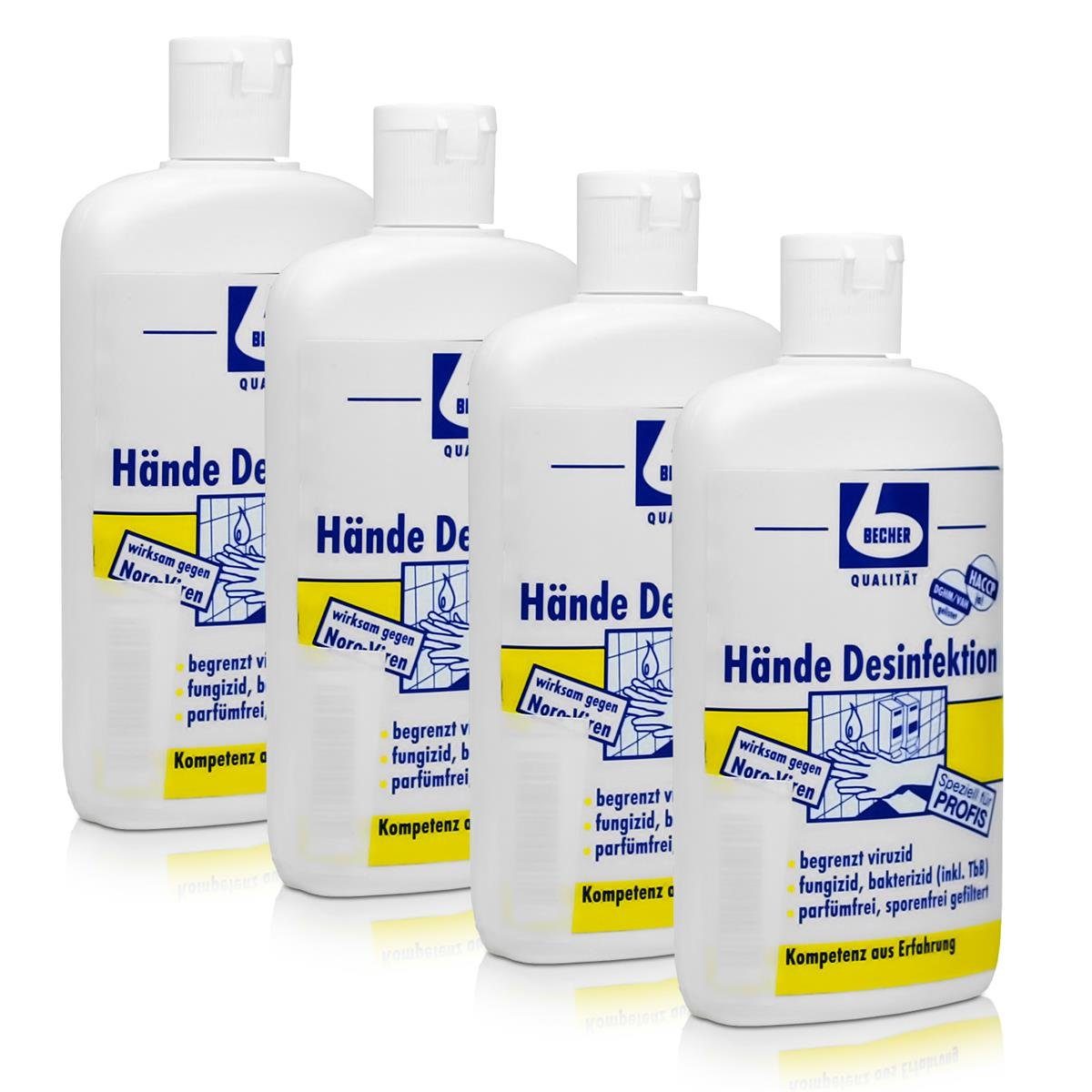 Dr. Becher Handseife Dr. Becher Hände Desinfektion 100ml Parfüm- und farbstofffreies Gel (4