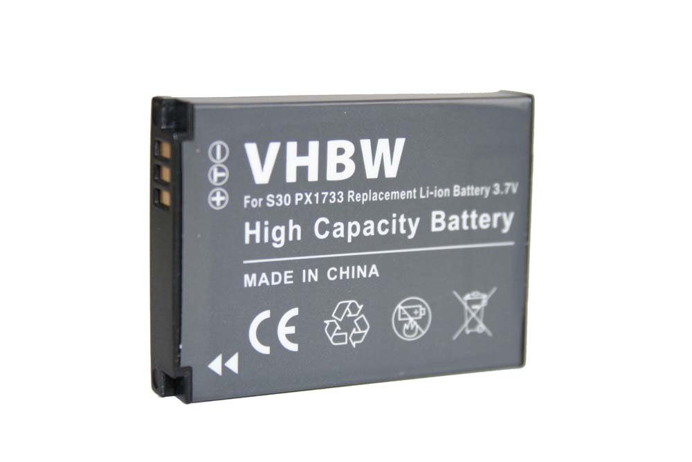 vhbw kompatibel mit Toshiba Camileo PA3893U-1CAMX150, S30 HD, S30 Kamera-Akku Li-Ion 700 mAh (3,7 V)