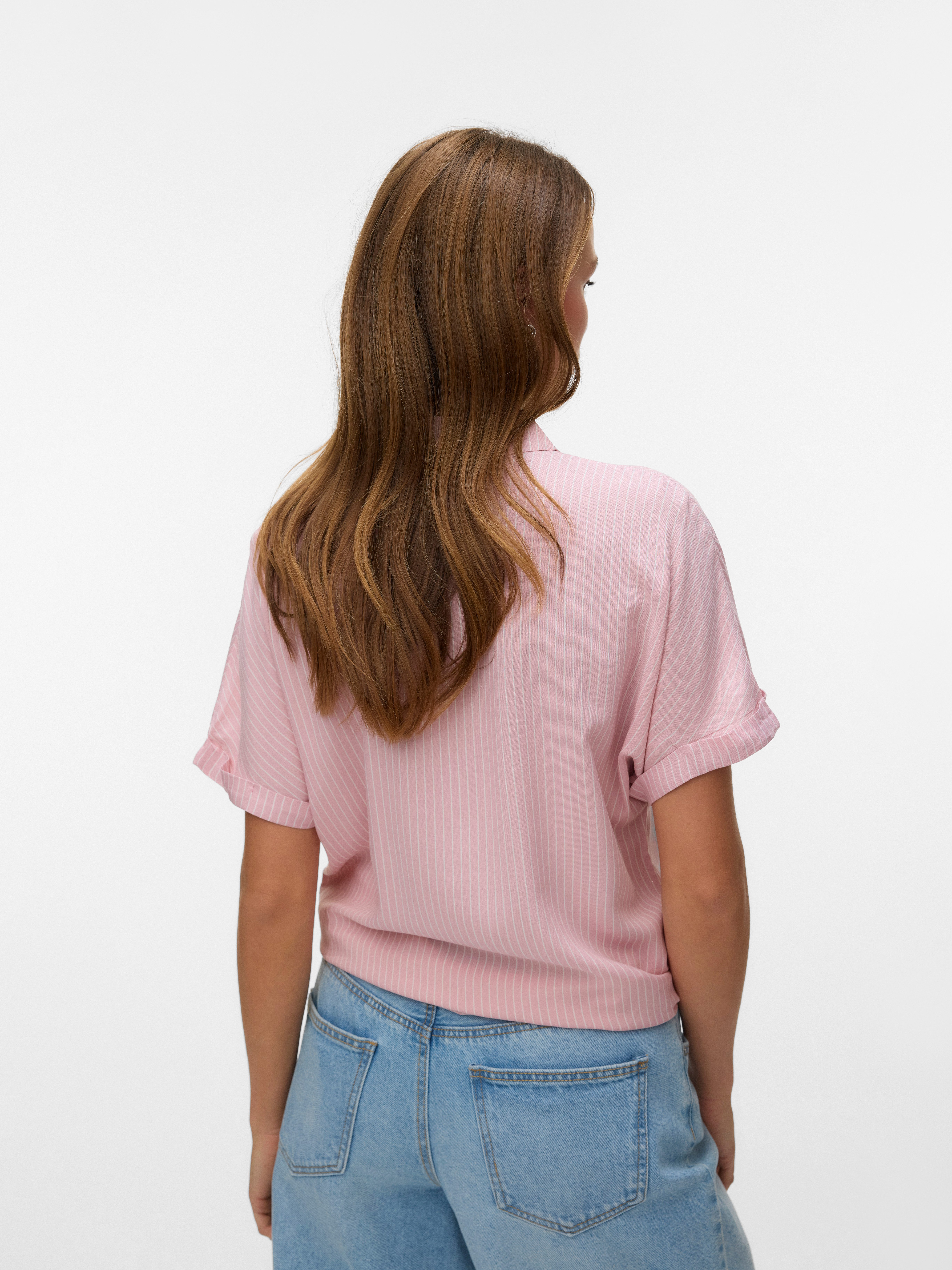 Vero Moda Kurzarmbluse VMALICE SS SHIRT WVN NOOS Viskose