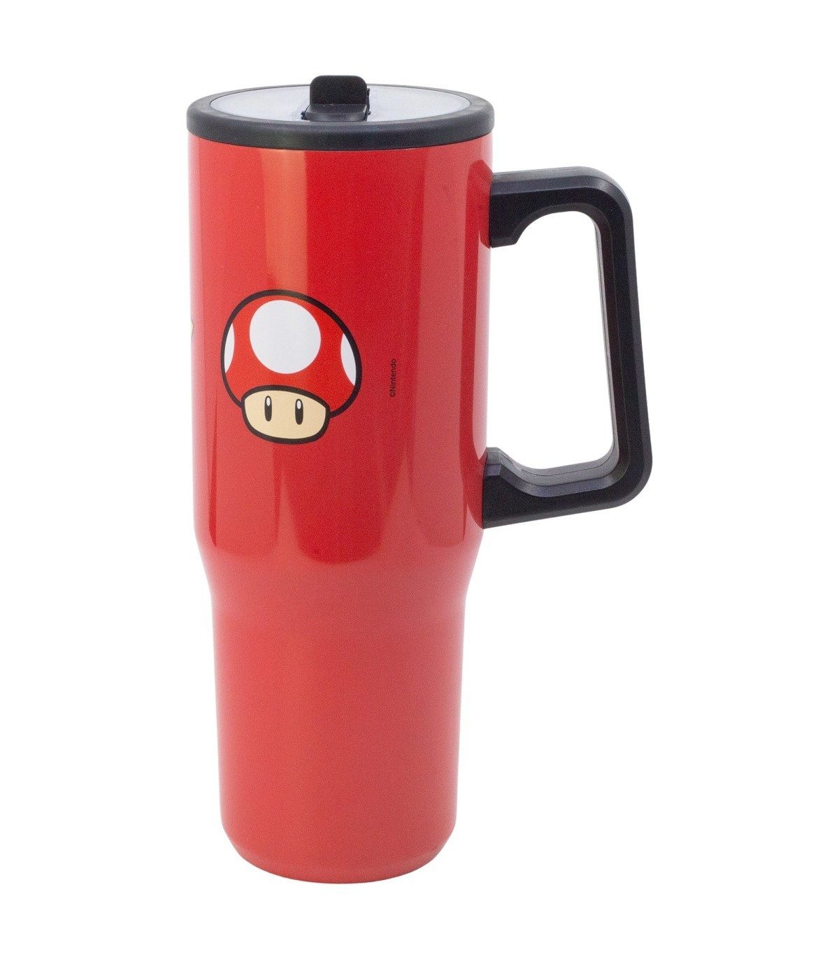 Super Mario Thermobecher Sipper Mug 920 ml Thermo Trinkbecher mit Griff, Edelstahl