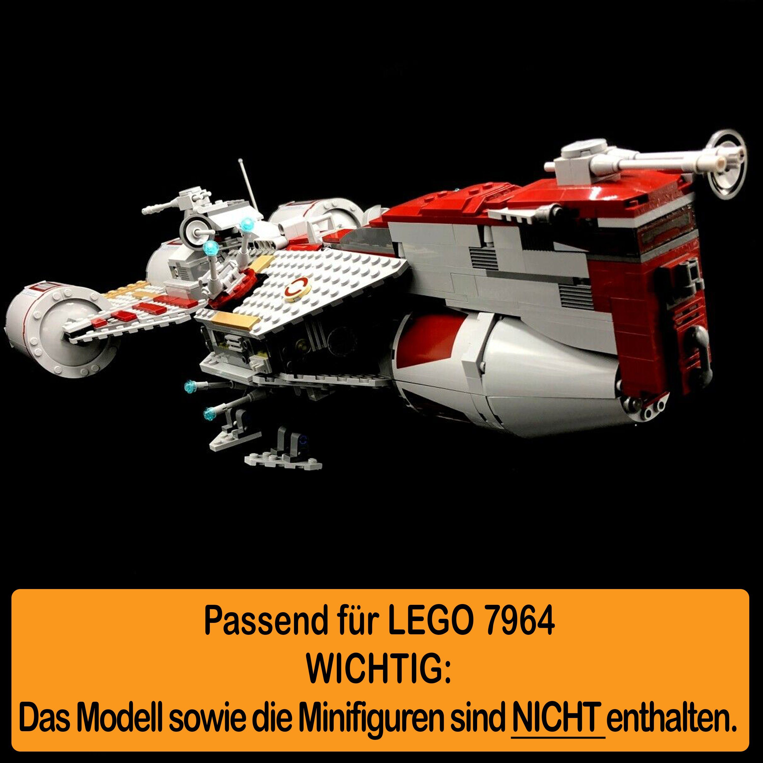 Winkel LEGO in (verschiedene Display Republic Germany AREA17 100% zusammenbauen), für Frigate einstellbar, Acryl selbst 7964 Stand Made zum Positionen Standfuß und