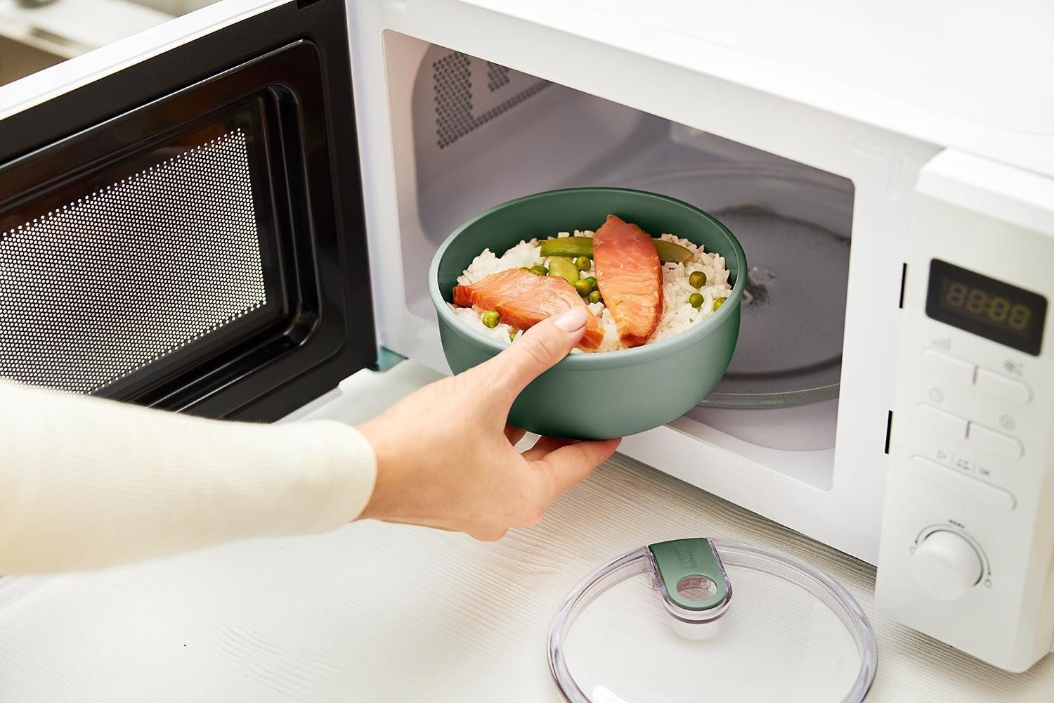 ROTHO Frischhaltedose ELA, Grün, Auslaufsicher, Kunststoff, (1-tlg), Deckel mit Klickverschluss, 750 ml