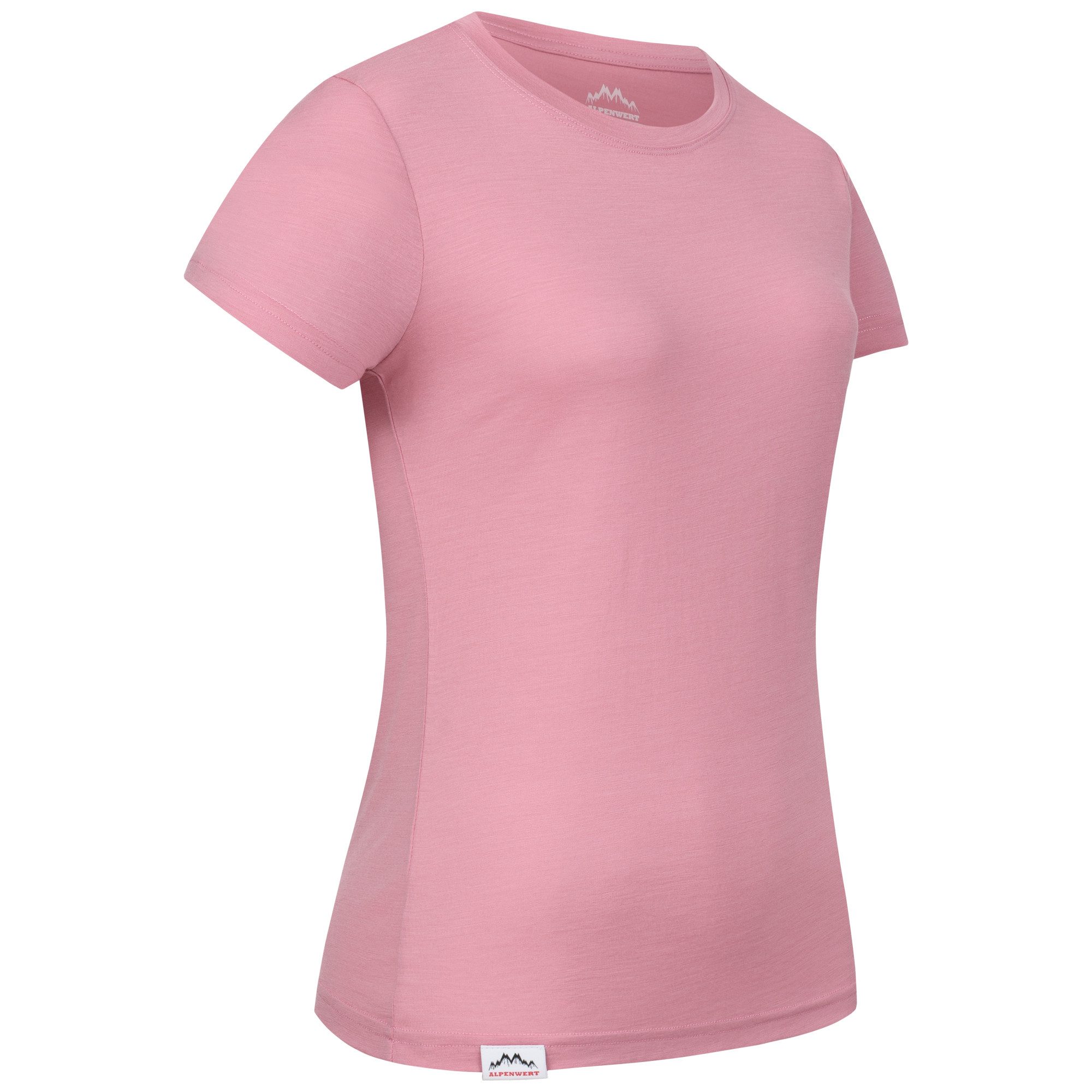Alpenwert T-Shirt Damen Merino T-Shirt - mulesingfreie Wolle - hergestellt günstig online kaufen