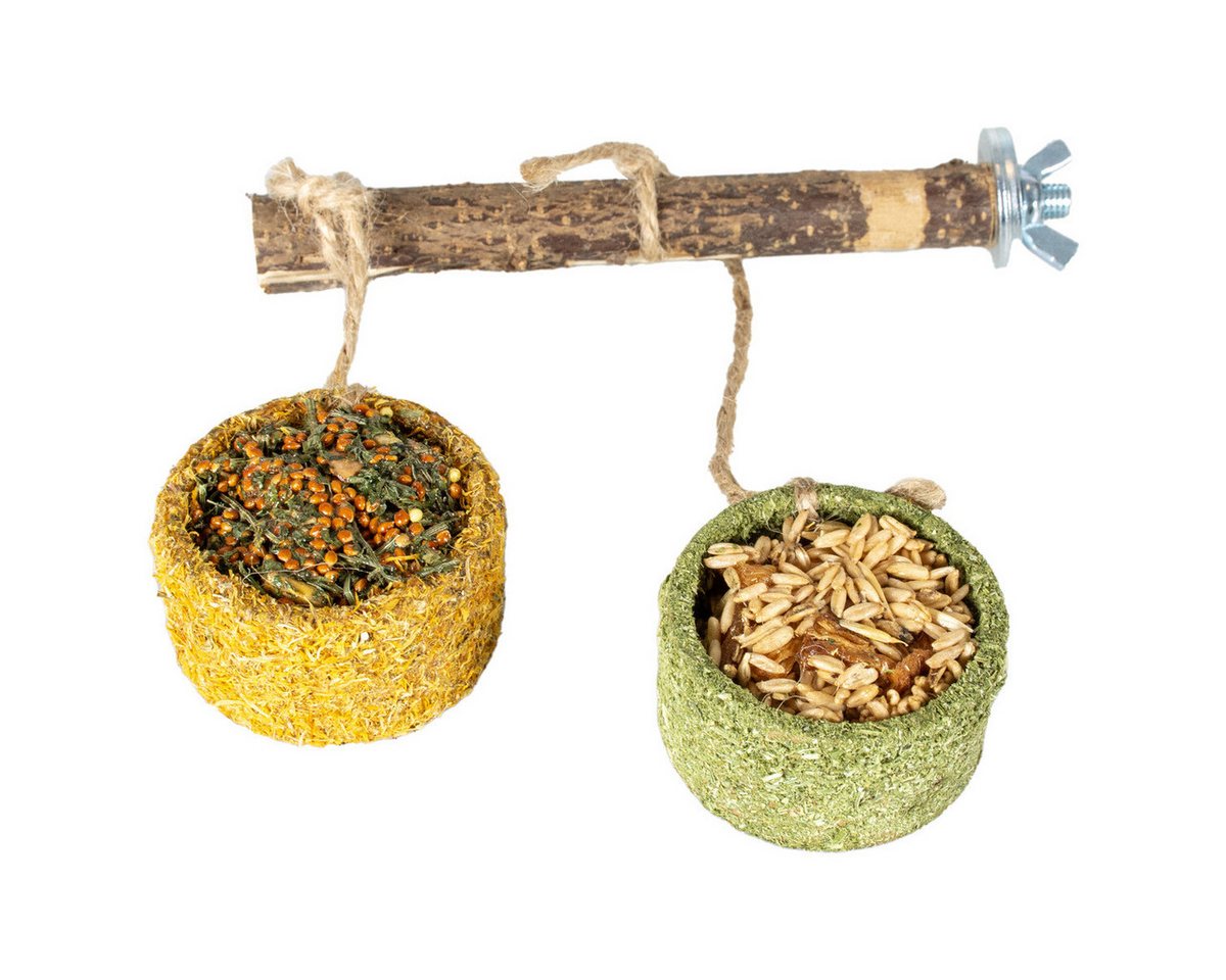 DUVO+ Vogelsnack Sitzstange Früchte & Samen 150 g, Trockenfutter für: Vogel