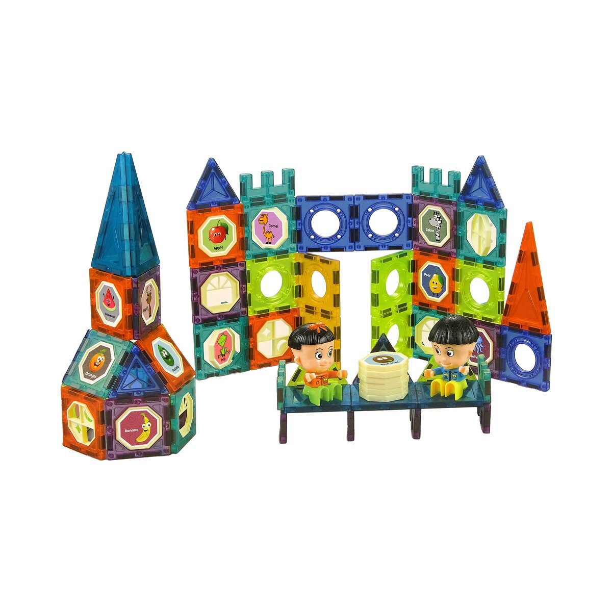 Wisam Magic Magnetic Blocks Magnet Bausteine Set Kinder Magnetspielbausteine