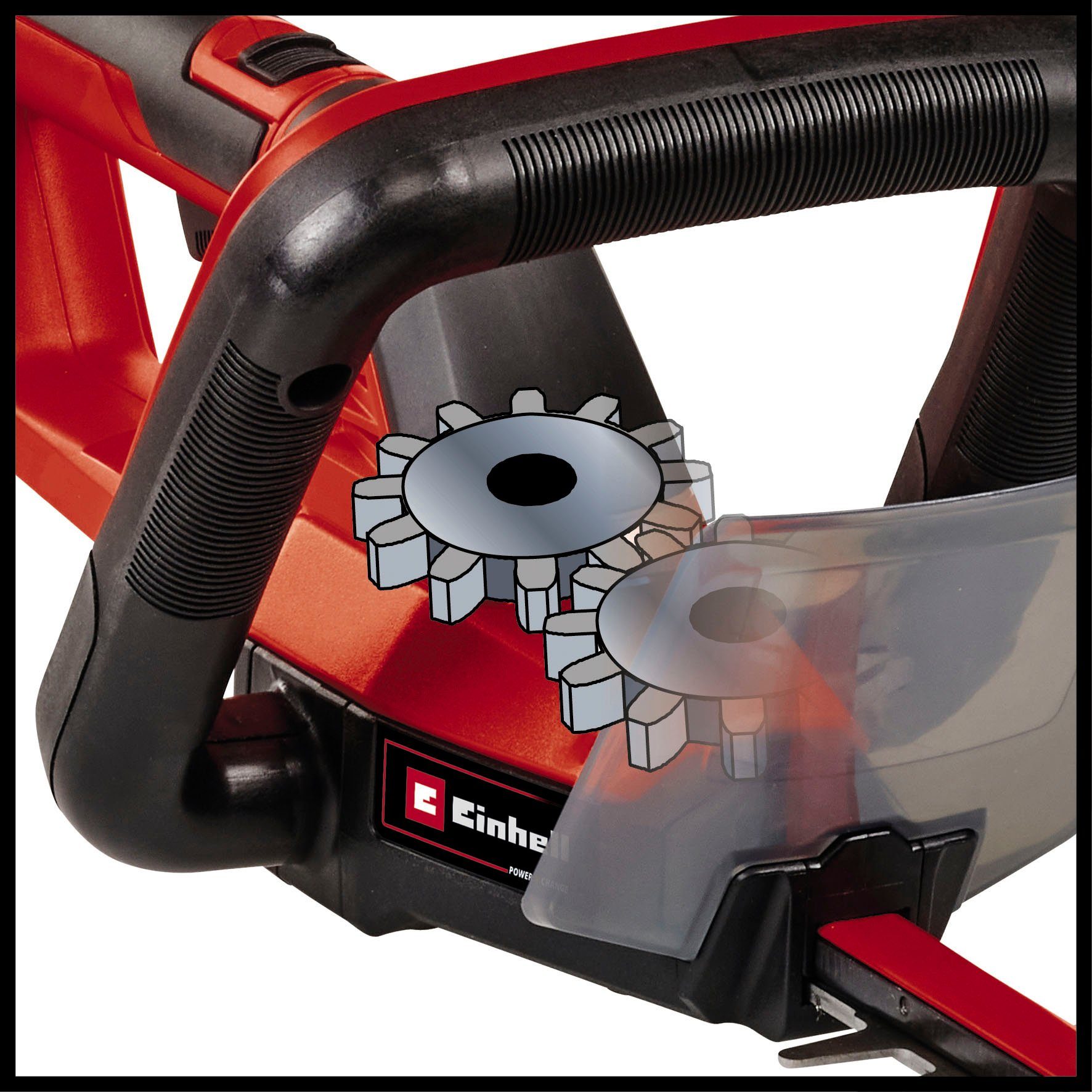 Einhell Akku-Heckenschere GC-CH 18/50 Li-Solo, 50 cm Schnittlänge, ohne Akku und Ladegerät – Bild 4 von 5