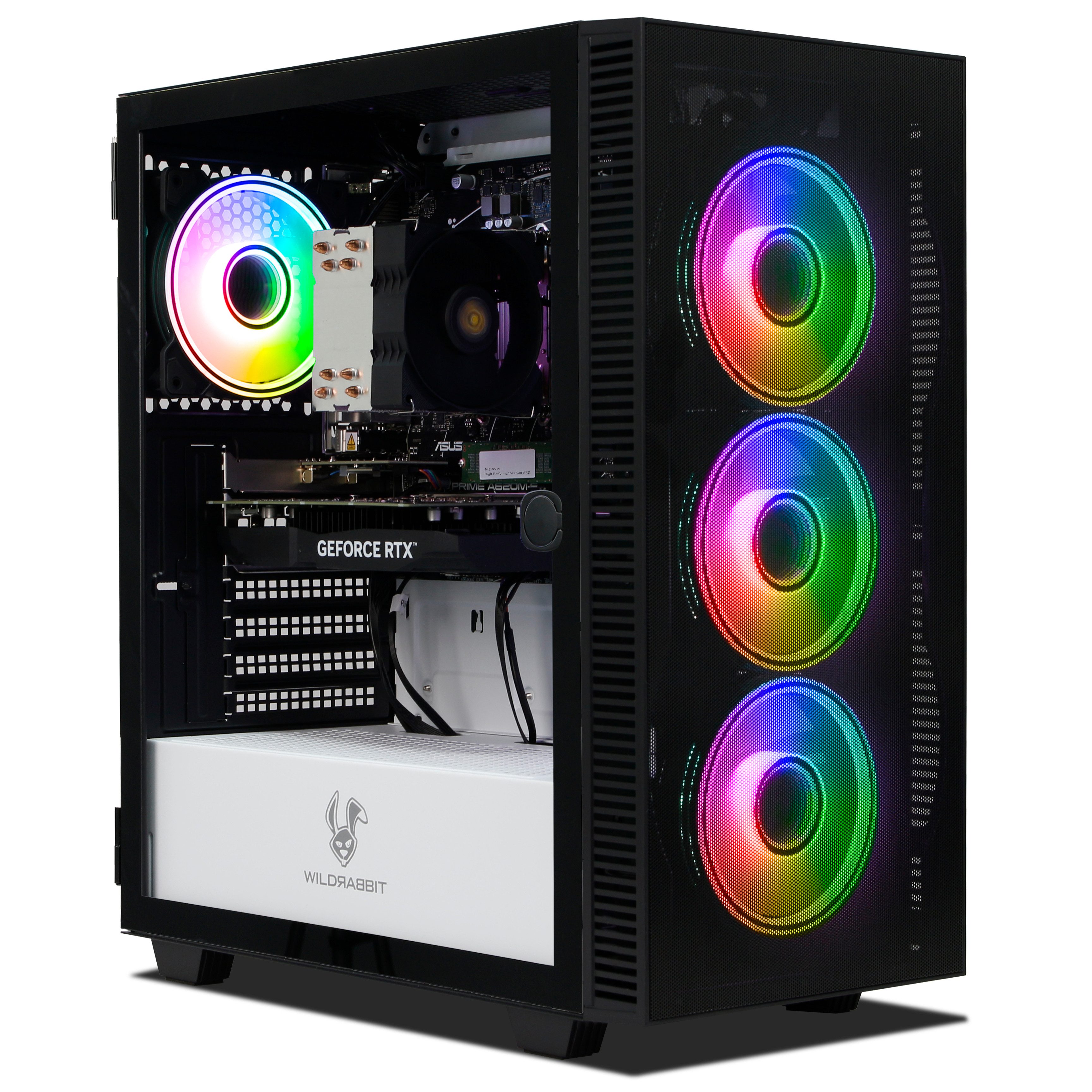 ANKERMANN-PC Noctis Gaming PC Gaming-PC (AMD Ryzen 7 8700F, GeForce RTX 3050, 16 GB RAM, 1000 GB SSD, Luftkühlung)