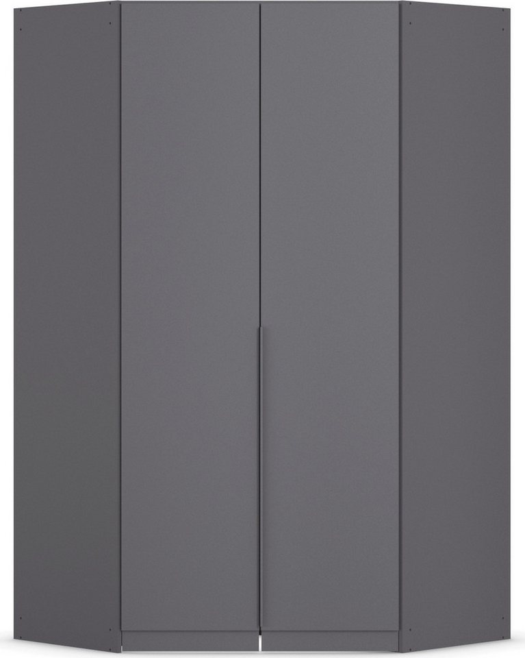 OTTO home Eckkleiderschrank Kleiderschrank Schrank Ankleidezimmer Schlafzimmer Garderobe AGORDO (in zwei Griff-Farben, Breite/Tiefe 117x117 cm, Höhen 210/229 cm) voll ausgestattet mit großzügigem Stauraum, 2 Höhen MADE IN GERMANY
