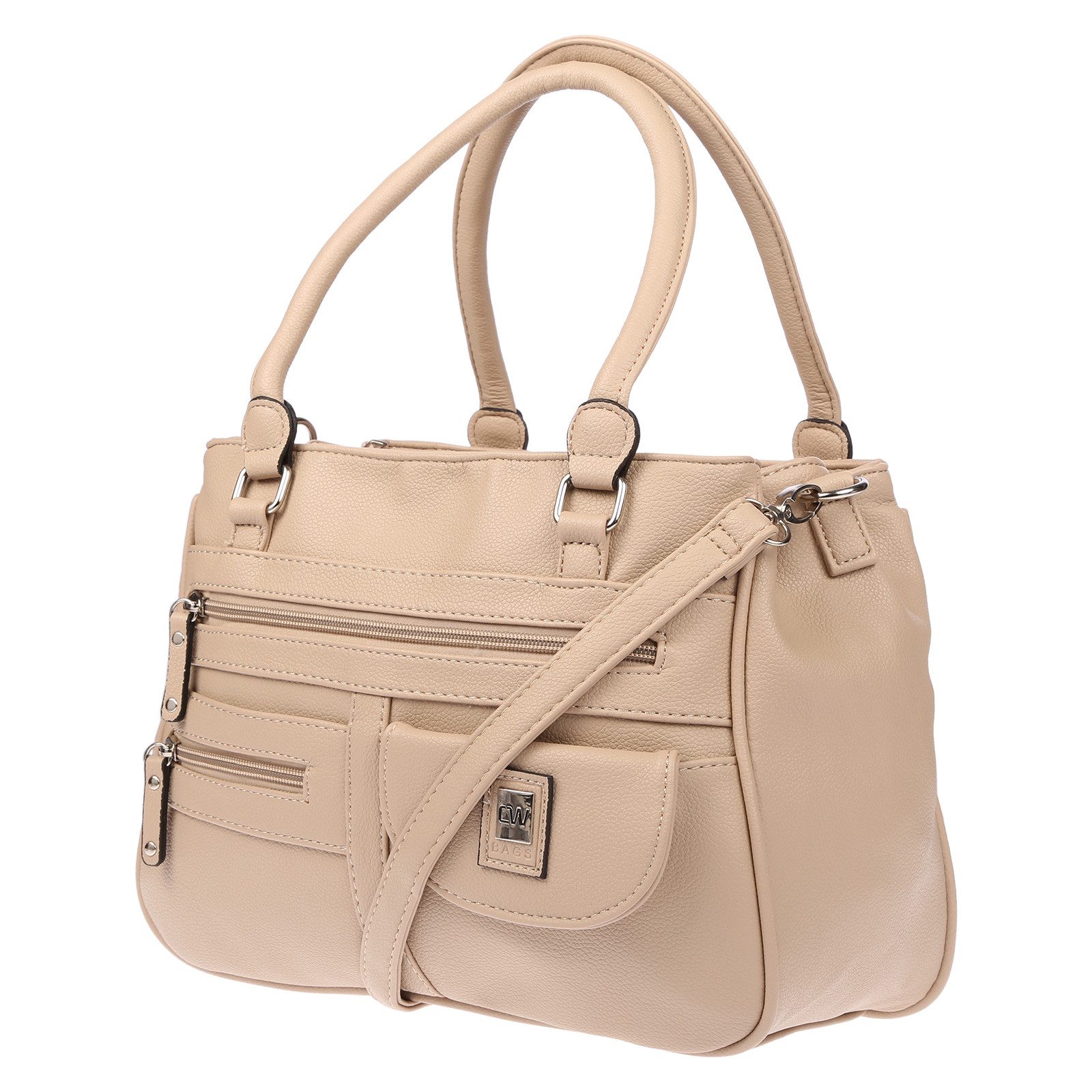 Christian Wippermann Henkeltasche Große Damen Tasche Umhängetasche Schultertasche (1 tlg), Henkeltasche