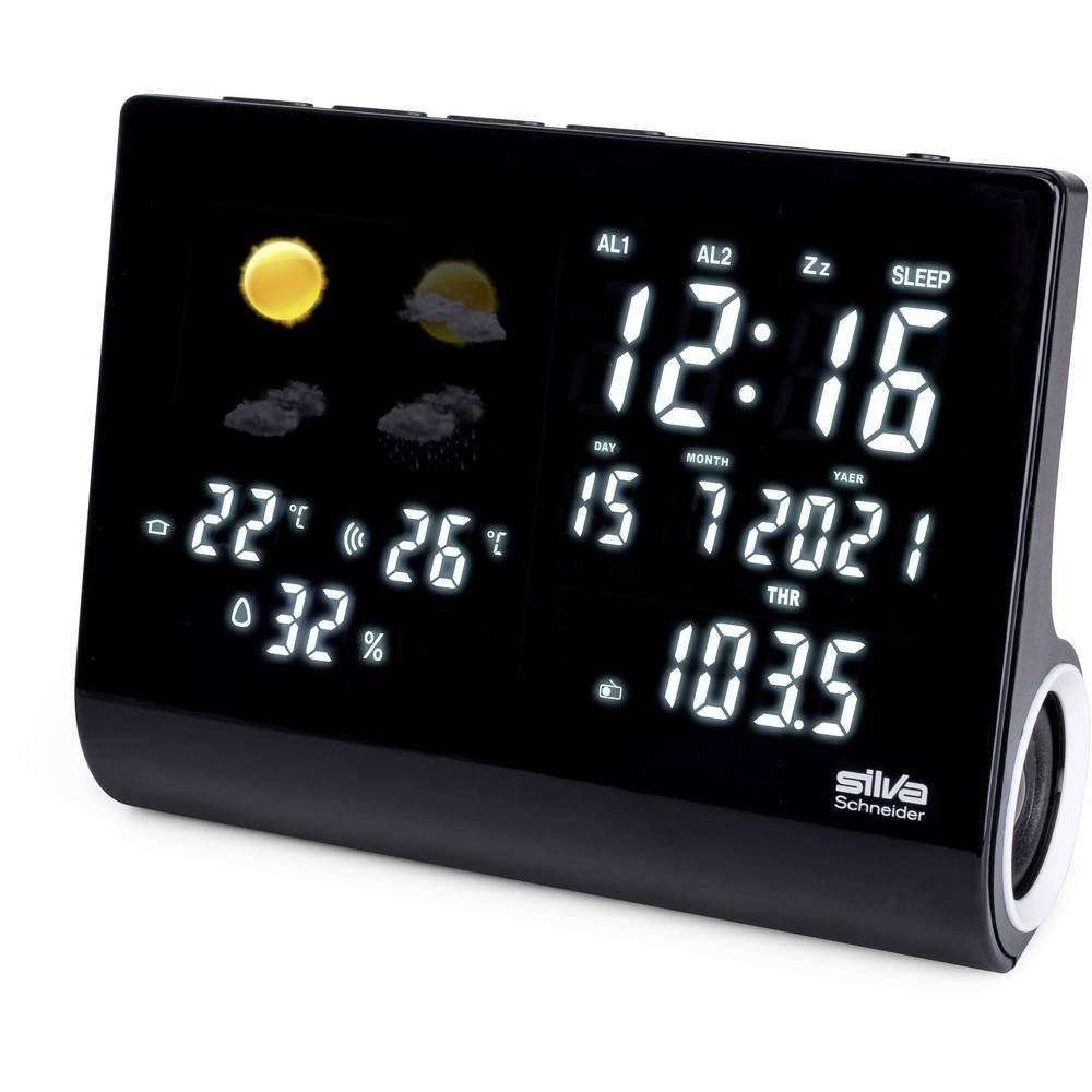 Silva Schneider Radiowecker 241009 Radio (Akku-Ladefunktion, Weckfunktion)