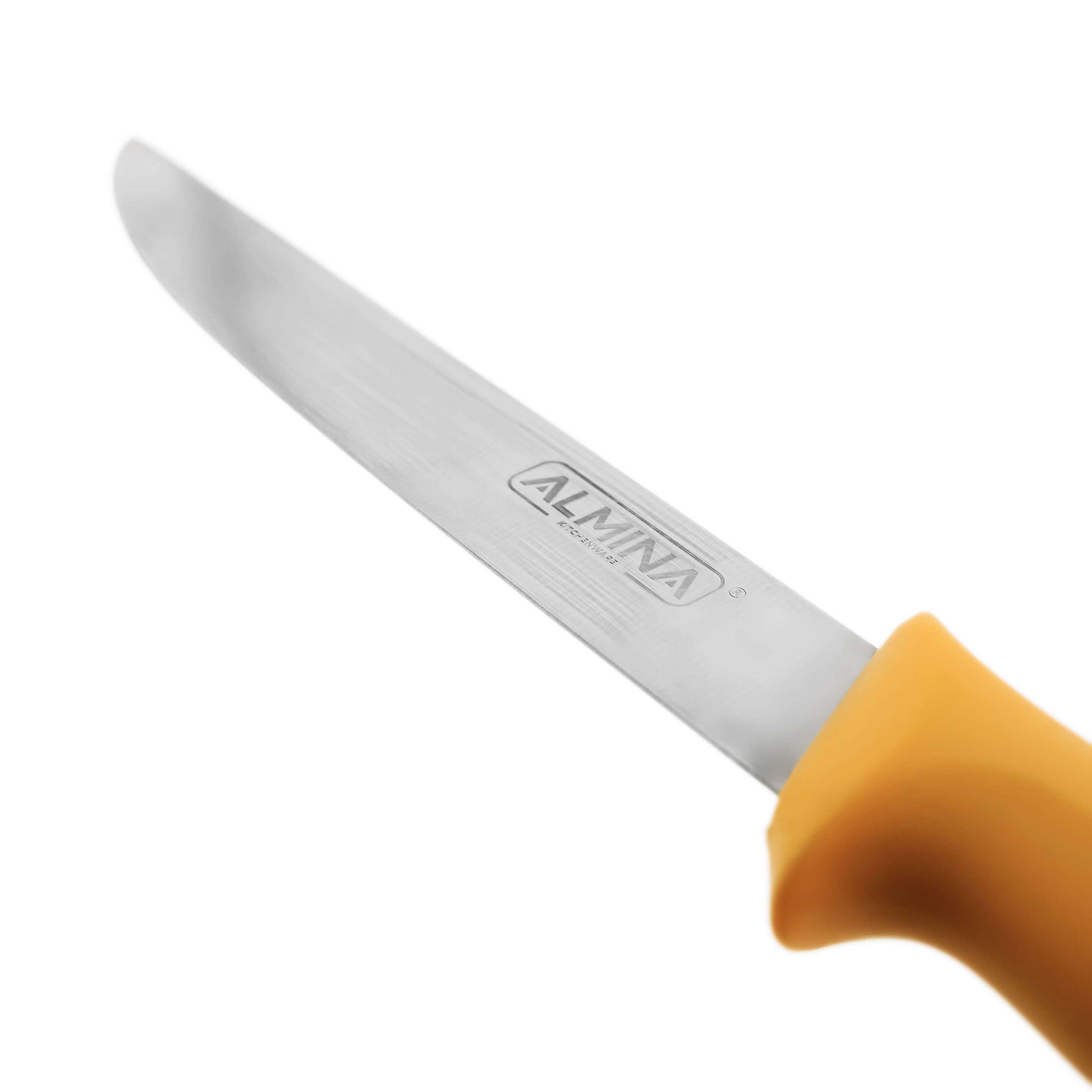 Almina Messer-Set in Orange ideal zum Schneiden, Stechen & Entbeinen - 5-teilig (5-tlg), Edelstahl