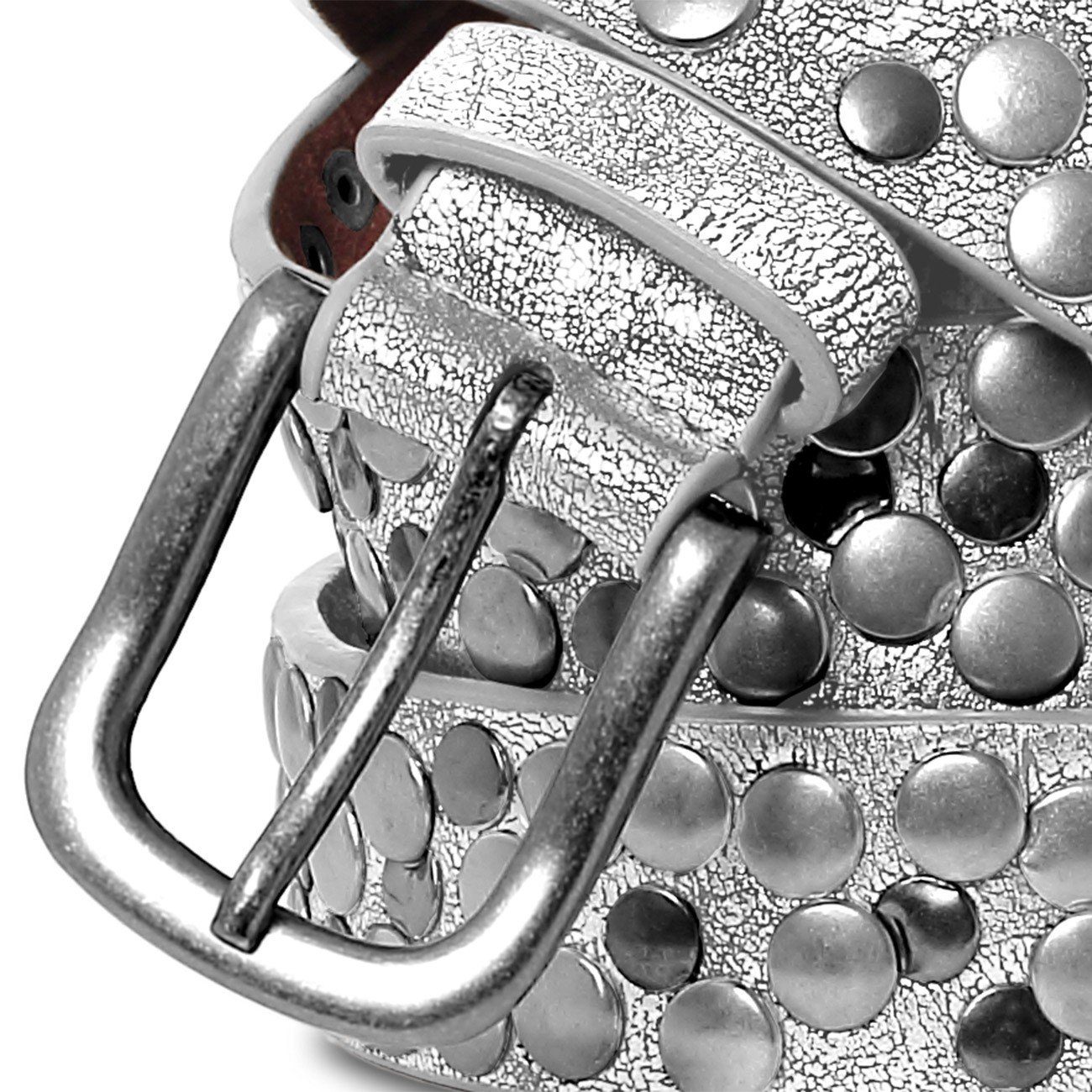 Caspar Nietengürtel GU224 schmaler Damen Vintage Gürtel günstig online kaufen