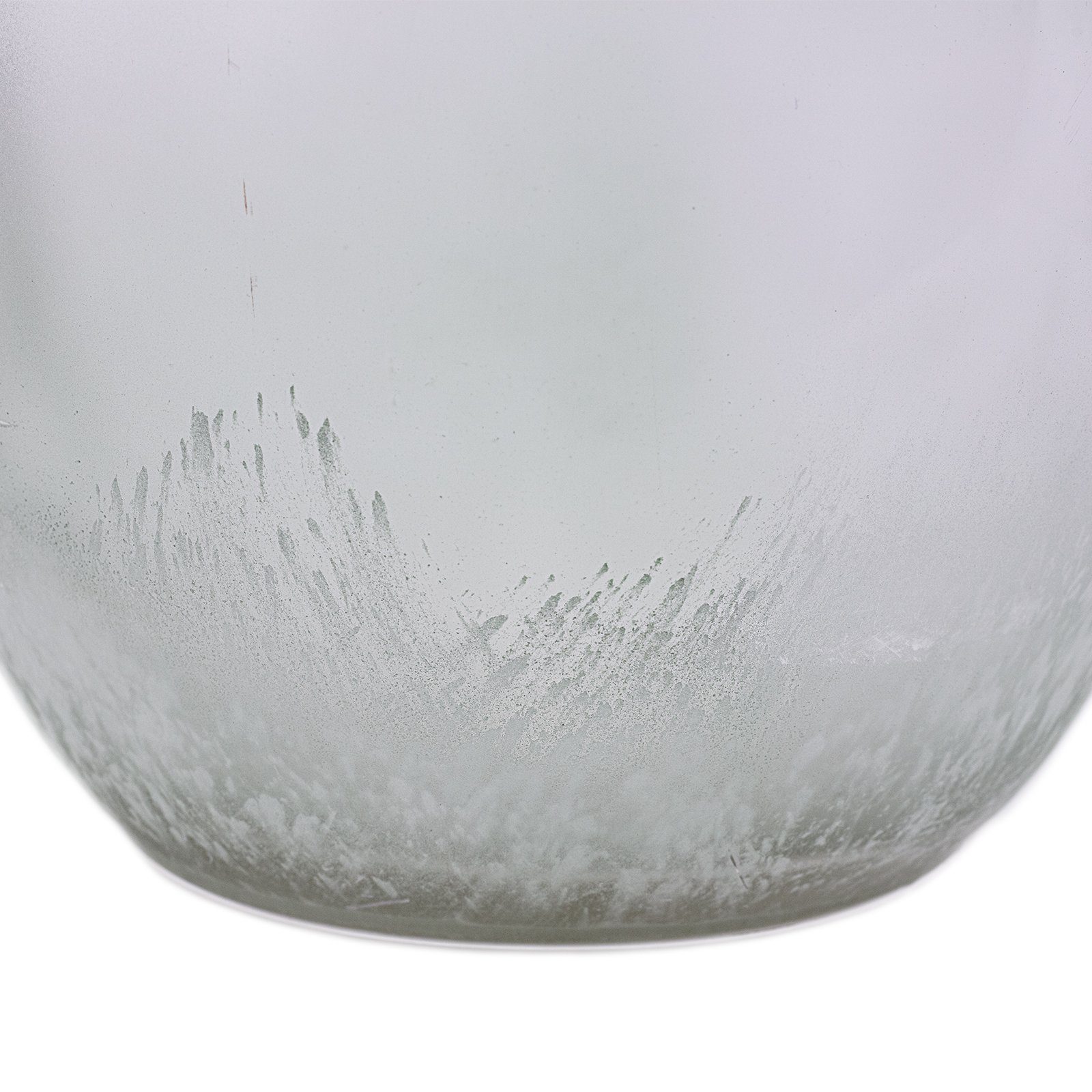 25x25x38 - Werner cm grün-gefrostet Bodenvase Dekovase Voß - Glas -