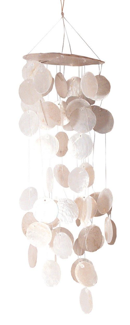 Saraswati Hängedekoration Muschelmobile natur 8x30cm