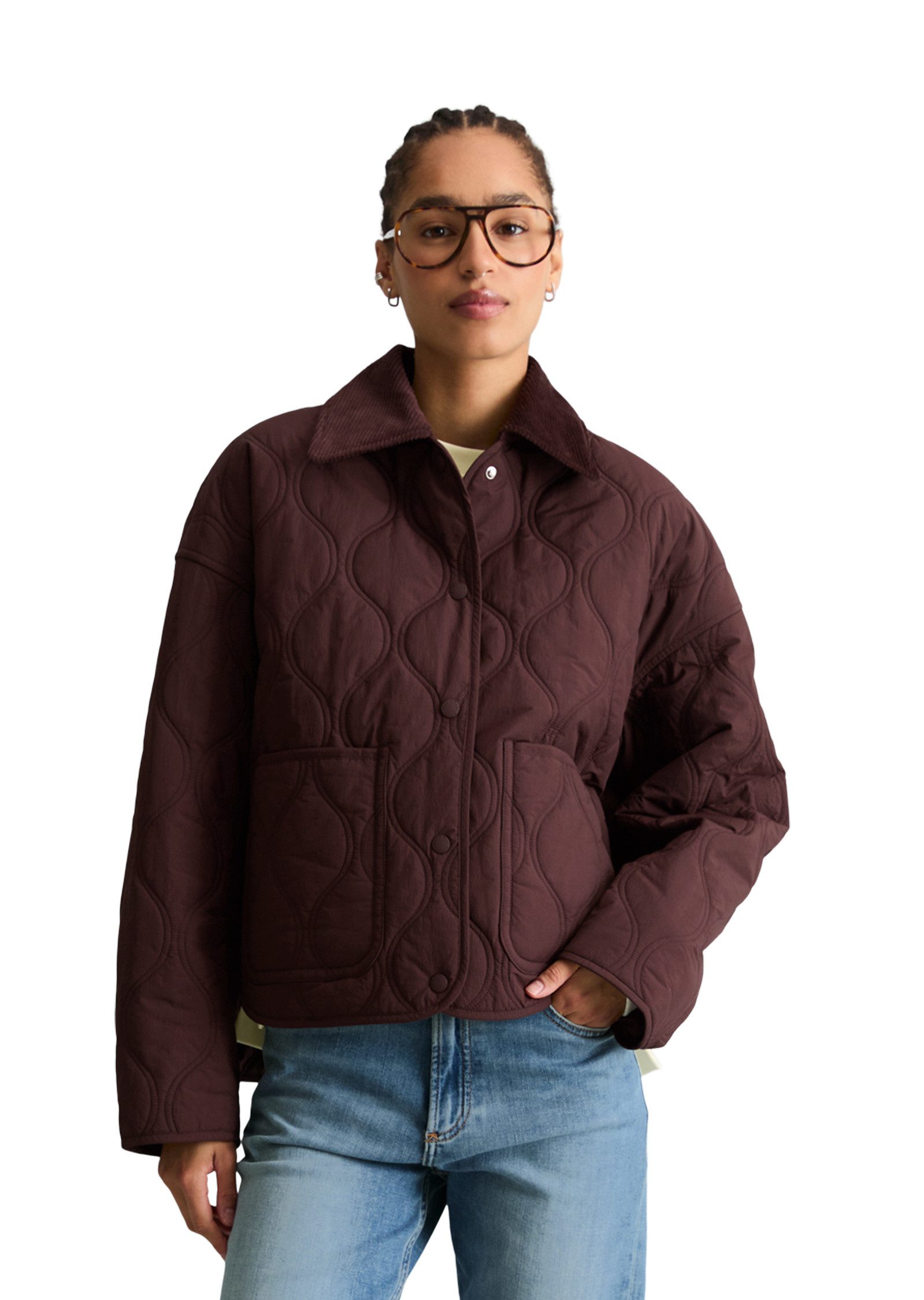 Marc O'Polo DENIM Outdoorjacke aus recyceltem Nylon