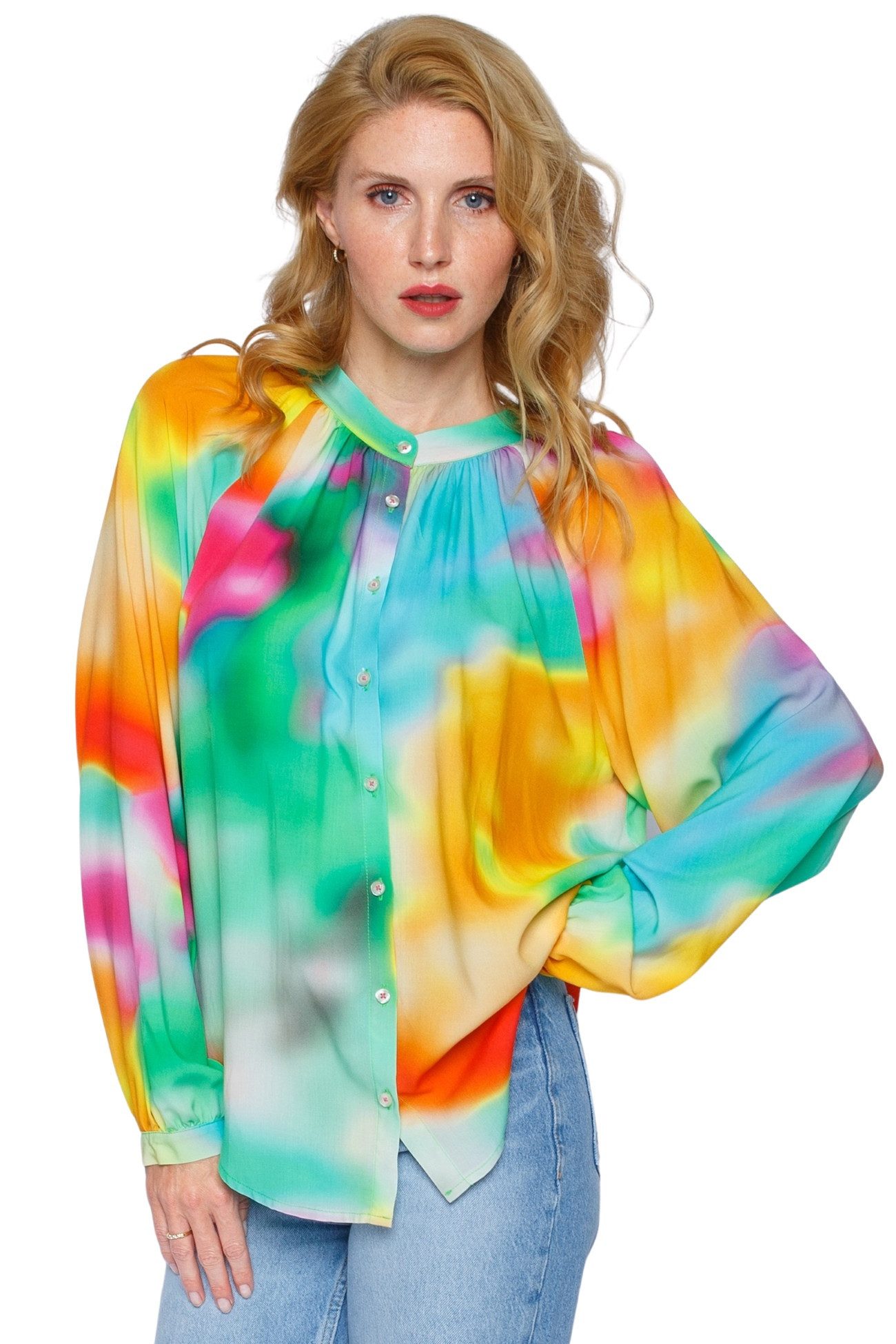 Schlupfbluse Damenbluse 8237
