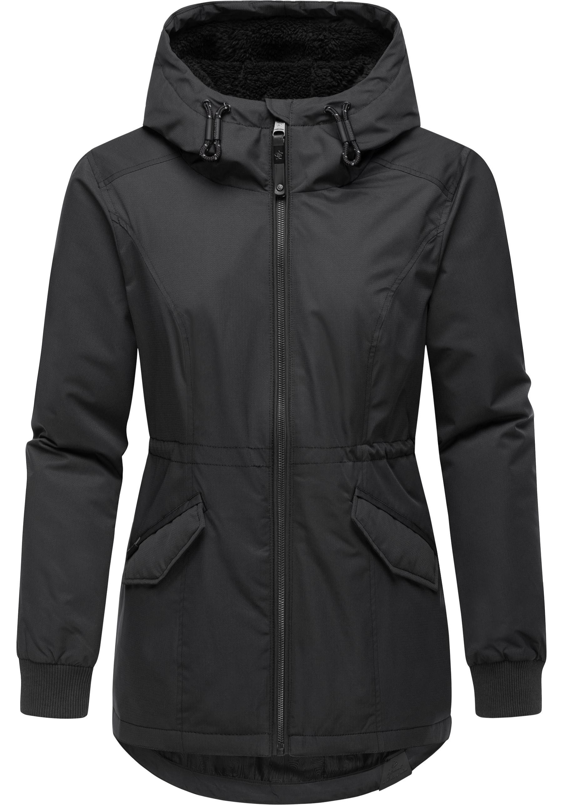 Ragwear Winterjacke Dowey Warm Rain (1-St) Wasserdichte Damen Jacke für den Winter