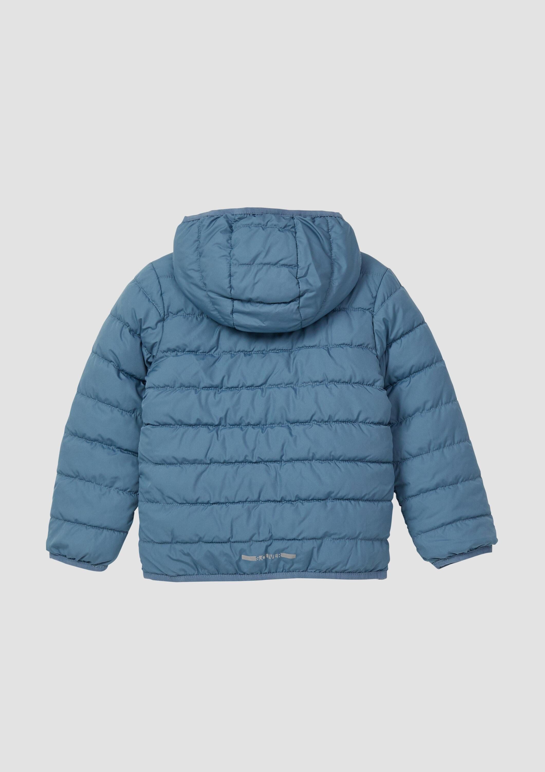s.Oliver Funktionsjacke Outdoor-Jacke Leicht wattierte unisex Jacke mit fixierter Kapuze