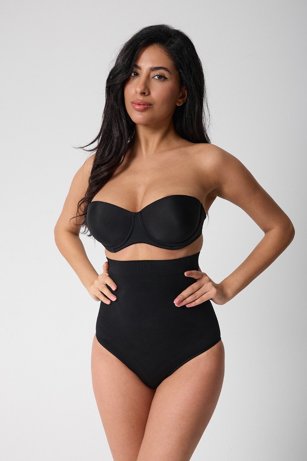 Slip Damen Shapewear Slip High Waist Bauchkontrolle nahtlos Bauchkontrolle, figurformend, unsichtbar unter Kleidung