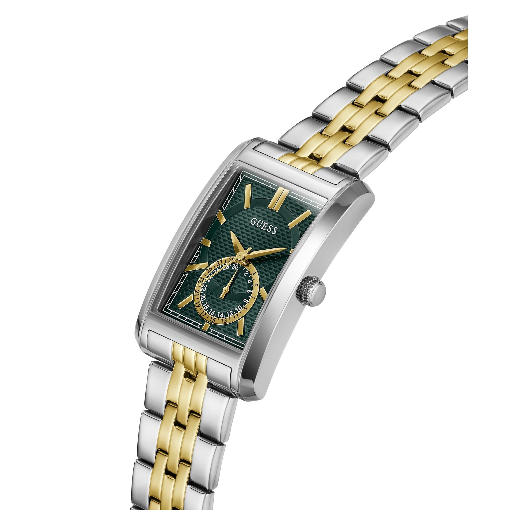 Guess Quarzuhr HUGH GW1125G4, Armbanduhr, Damenuhr, Herrenuhr, Edelstahlarmband, analog, Tag – Bild 2 von 5