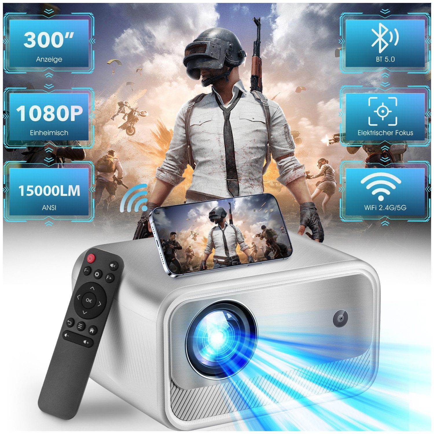 Full HD Native 1080P Beamer LCD-Beamer