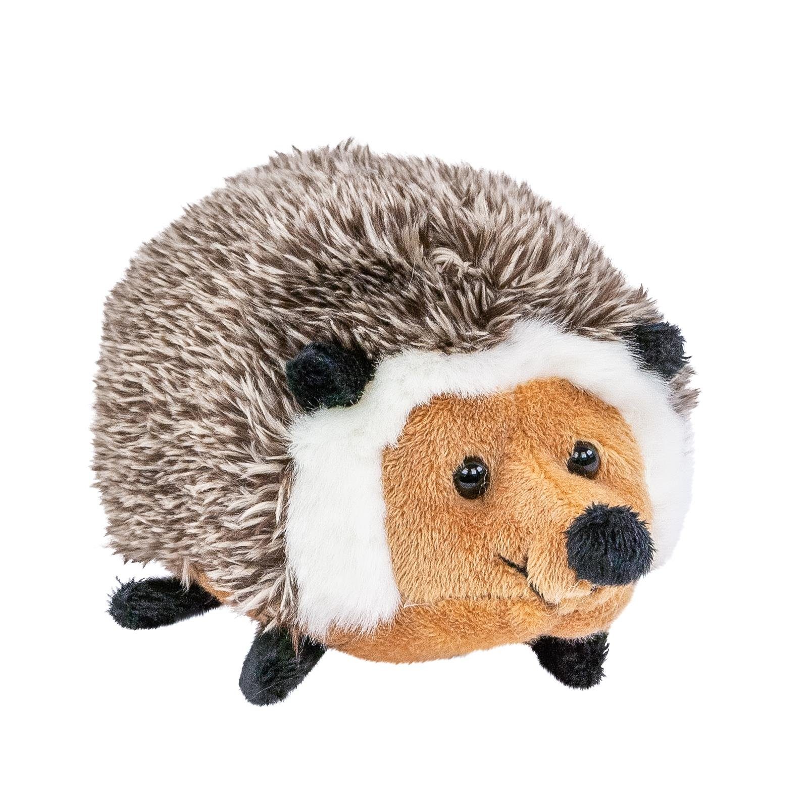 Teddys Rothenburg Kuscheltier Igel 17 cm stehend grau meliert Plüschigel Stofftier (Plüschtier, Stoffigel, Waldtier)
