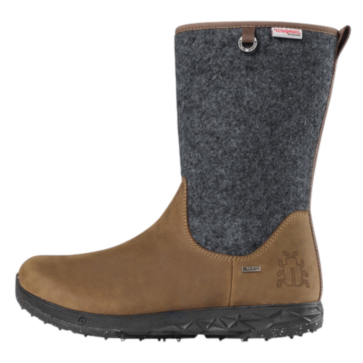 Icebug Grove ReWool BUGrip (wasserdicht, mit Spikes) grau/braun Damen Winterstiefel