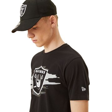 New Era Print-Shirt New Era NFL LAS VEGAS RAIDERS Tear Logo Tee T-Shirt NEU/OVP