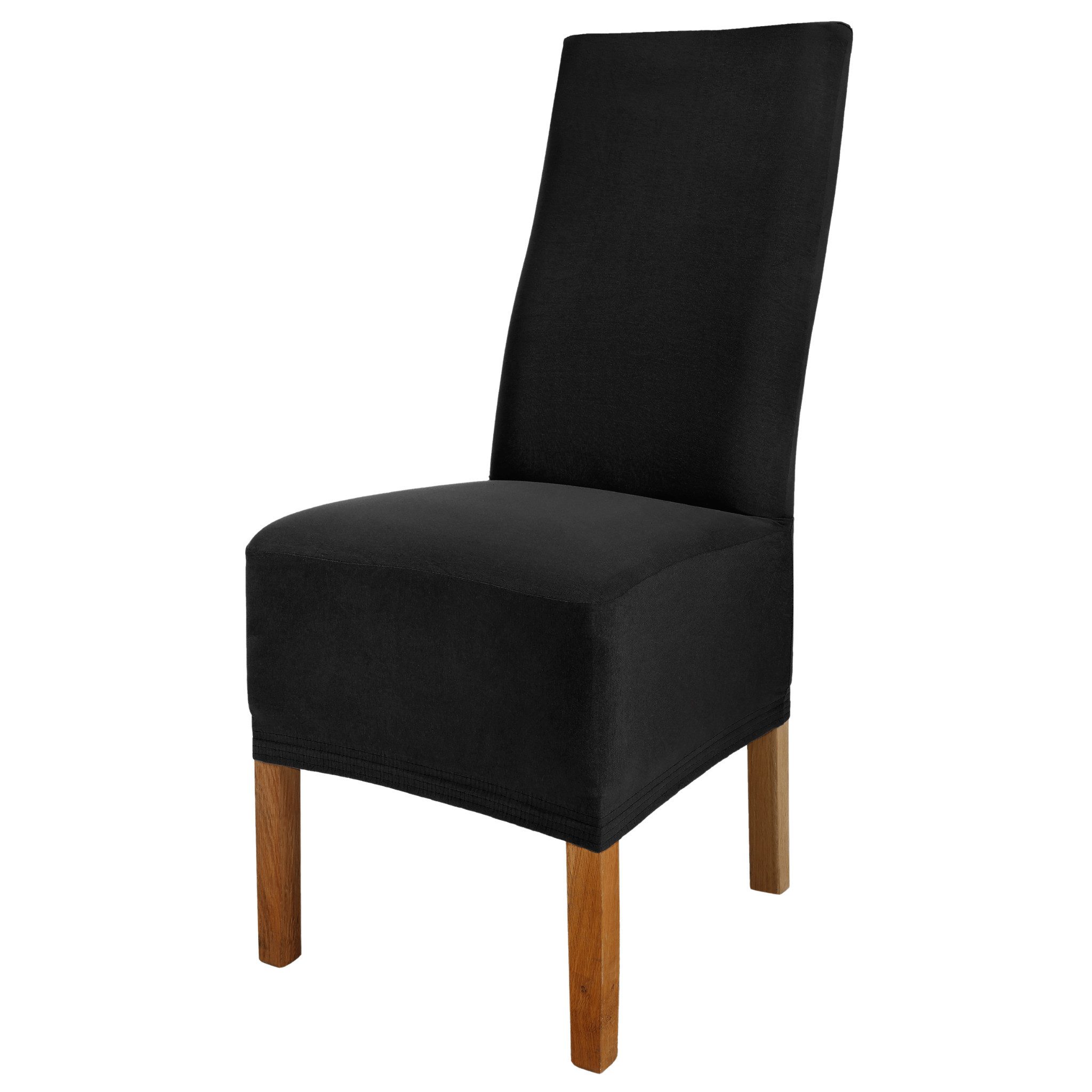 sh SCHEFFLER-HOME LIVE HOMESTYLE Stuhlhusse Moderner Stuhlbezug "Emma" aus elastischer Baumwolle Cottina, abnehmbarer & waschbarer Spannbezug für Stühle