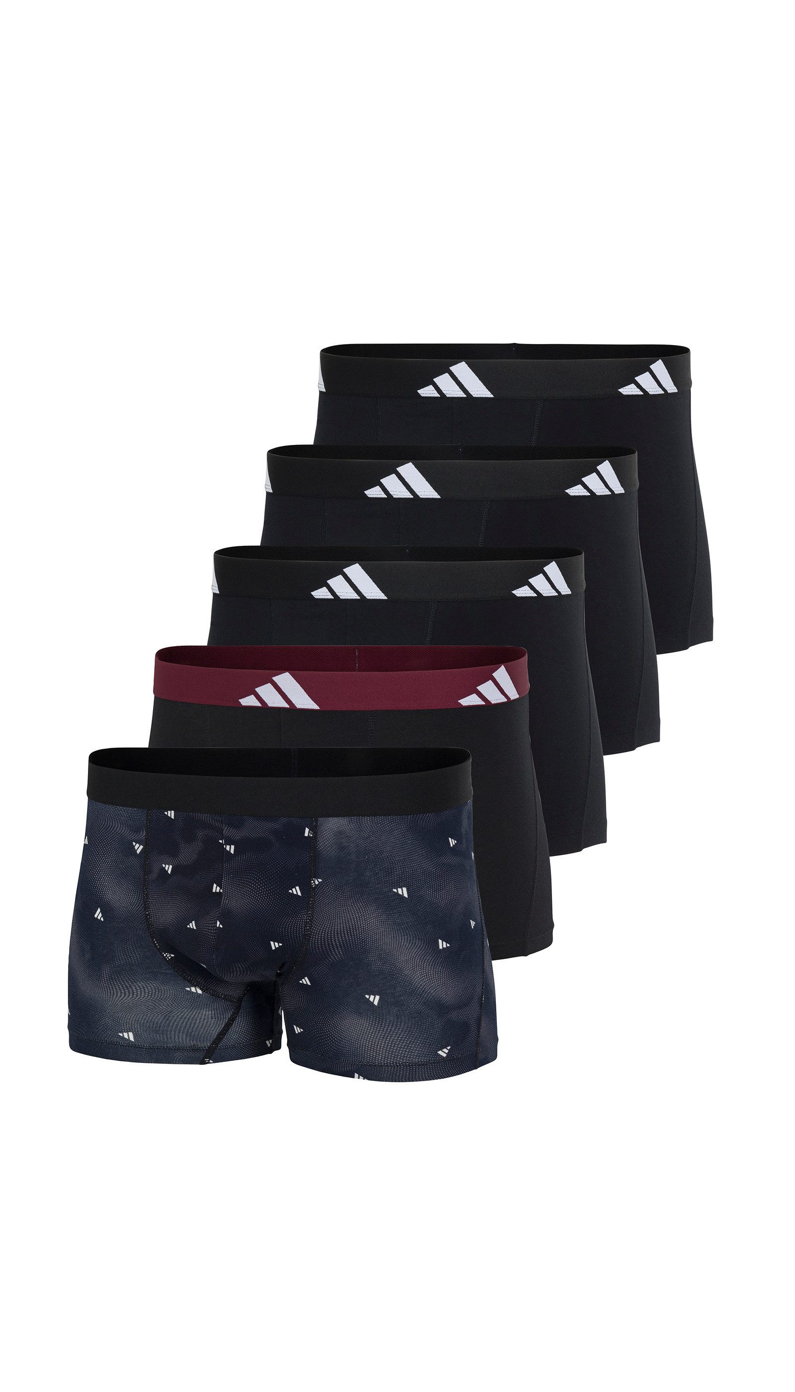 adidas Sportswear Trunk Active Flex Cotton (5er Pack) Multipack, elastisch, Logo-Bund, ohne Eingriff