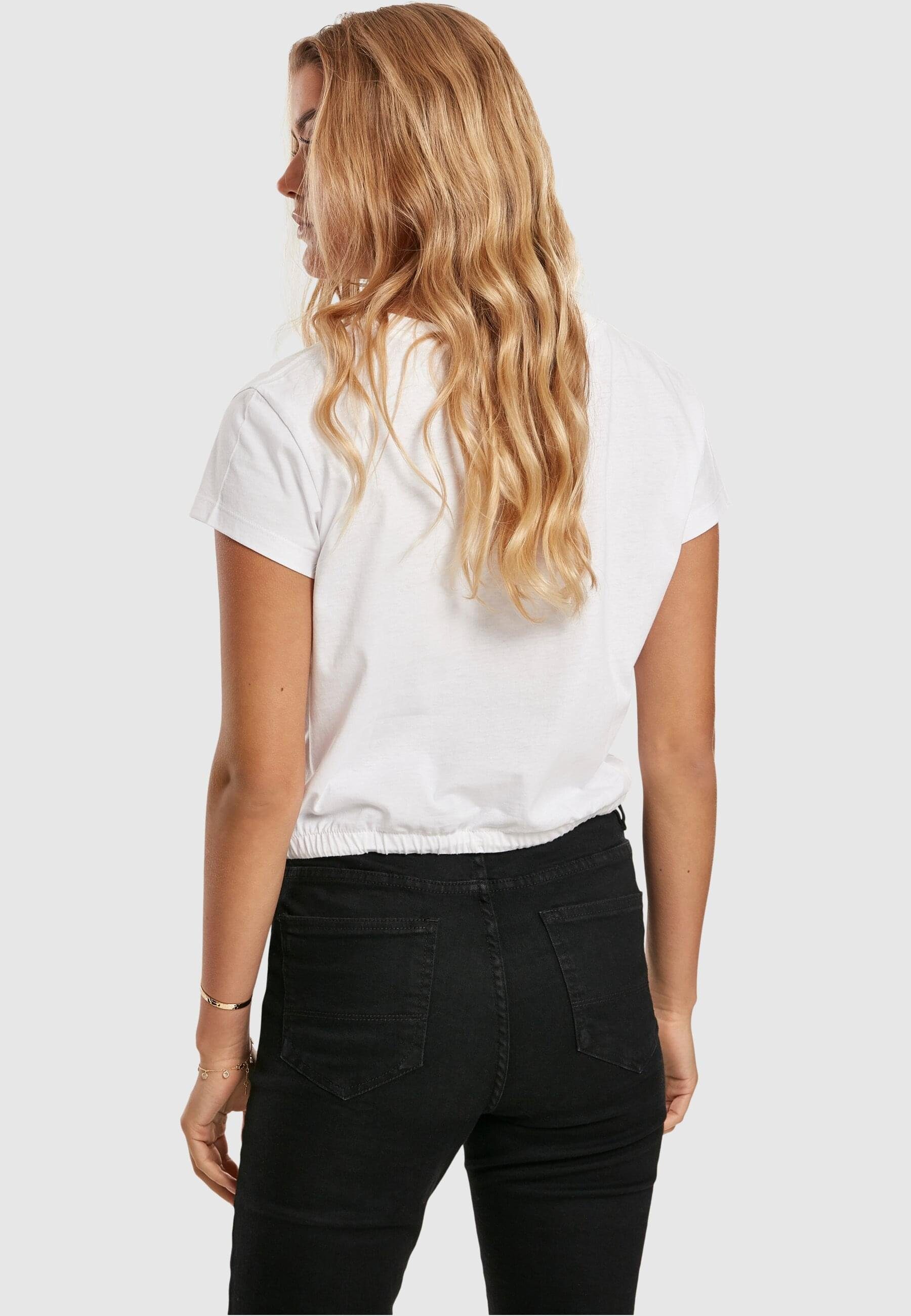 (1-tlg) URBAN Cropped Tunnel white Strandshirt Ladies CLASSICS Tee Damen