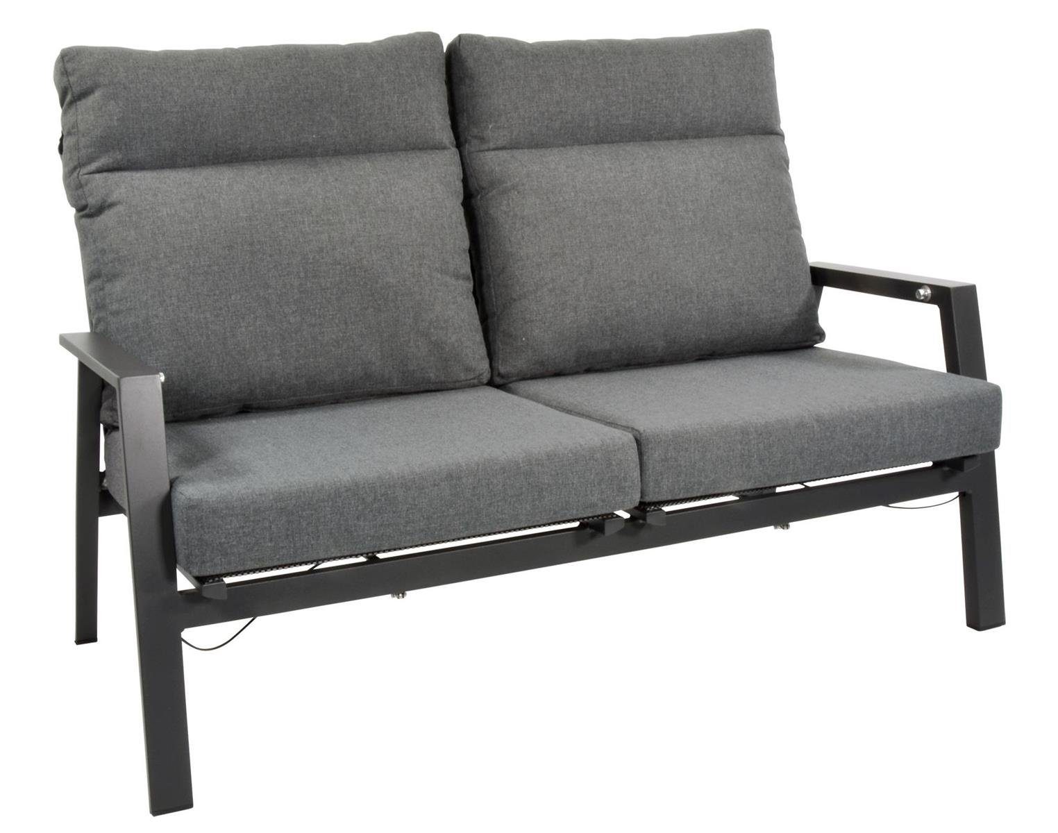 Lesli Living Gartenlounge-Bank Lesli Living 2er Loungesofa Loungebank "Ohio" 152x81cm