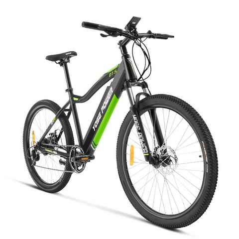 YOSE POWER E-Bike 27,5 Zoll E-Mountainbike E-MTB mit 36V 13Ah Akku, 7 Gang, Heckmotor