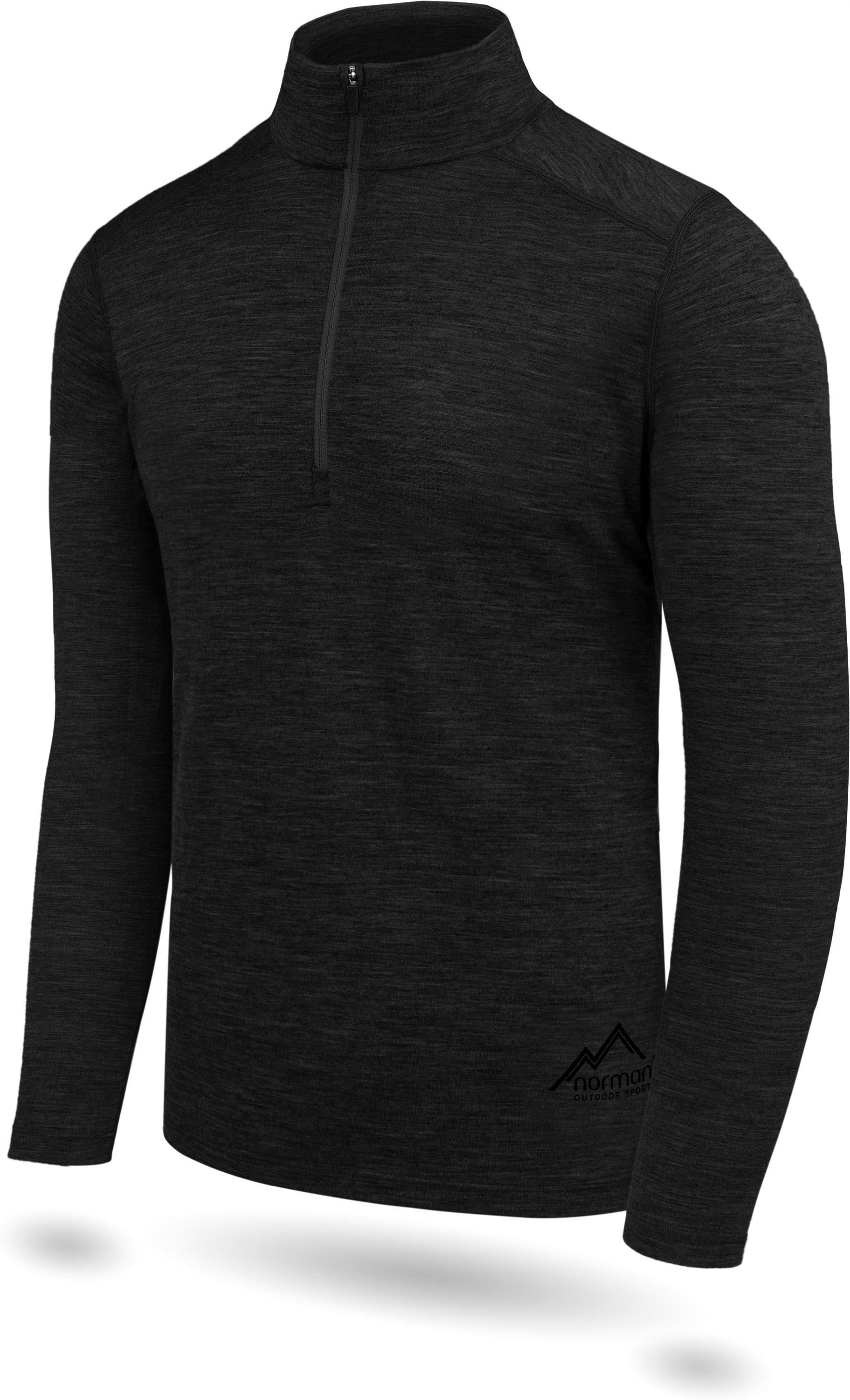 normani Thermounterhemd Herren Merino Langarmshirt und Hose 100 % Merinowolle - Skiunterwäsche Funktionsunterwäsche – Bild 4 von 5